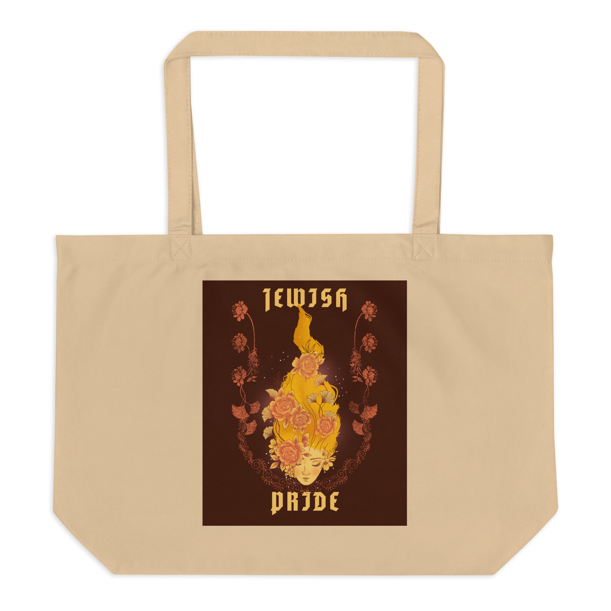 Jewish Beauty | Large Organic Tote Bag