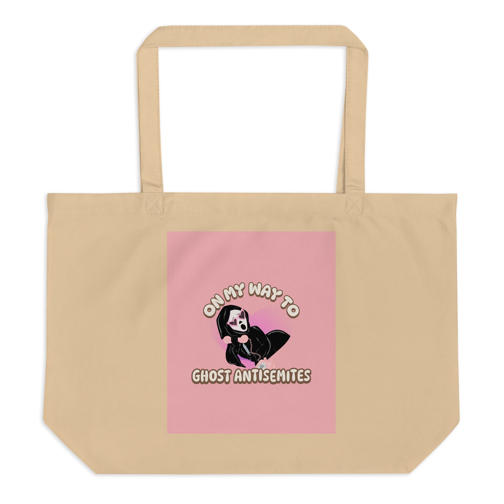 Ghost Antisemites | Large Organic Tote Bag