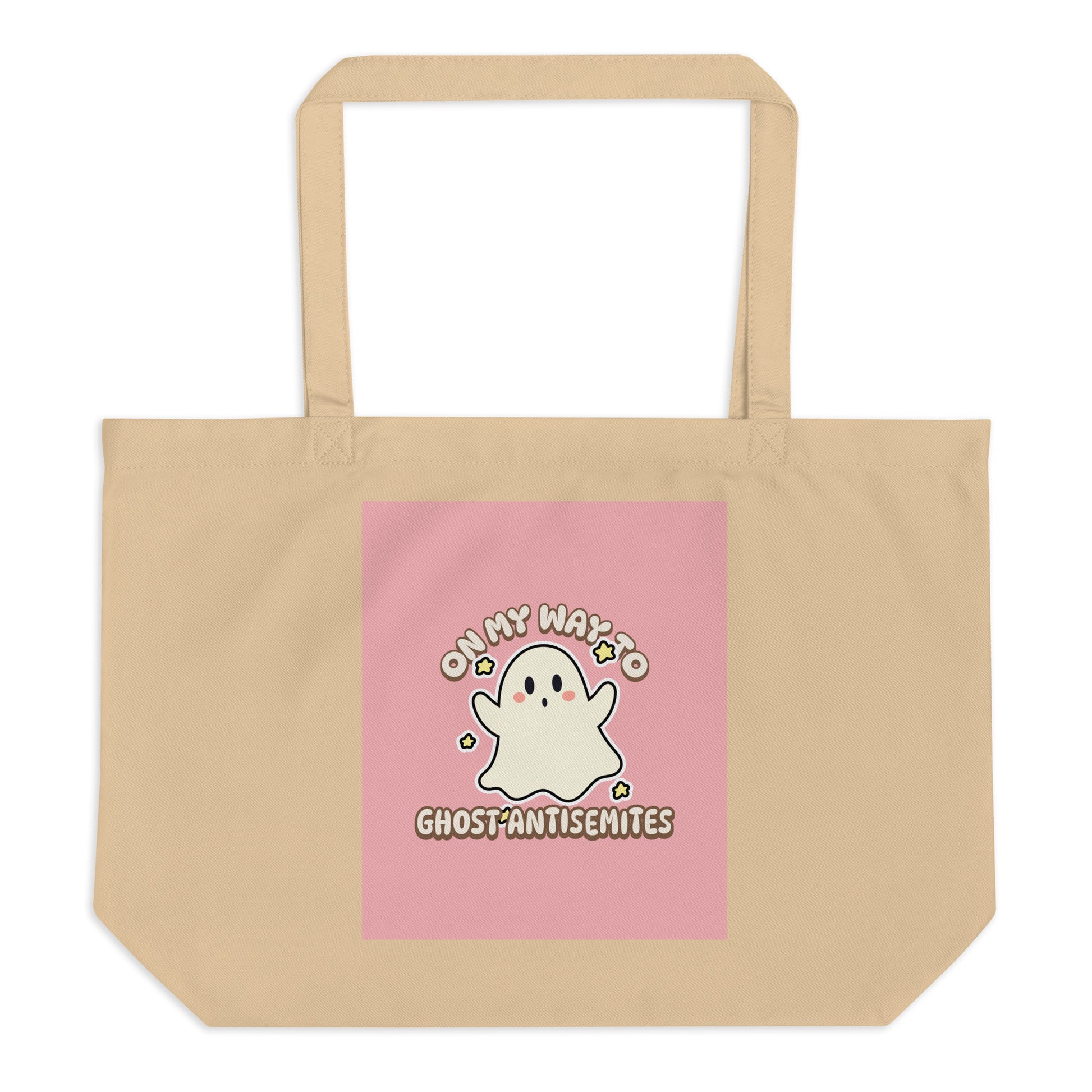 Ghost Antisemites | Large Organic Tote Bag