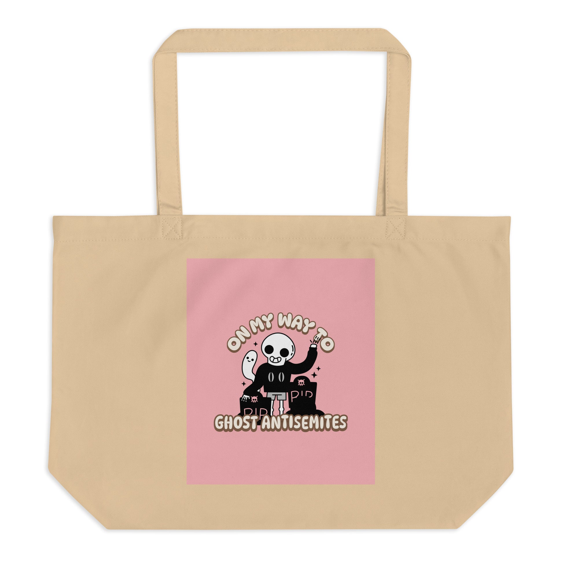 Ghost Antisemites | Large Organic Tote Bag