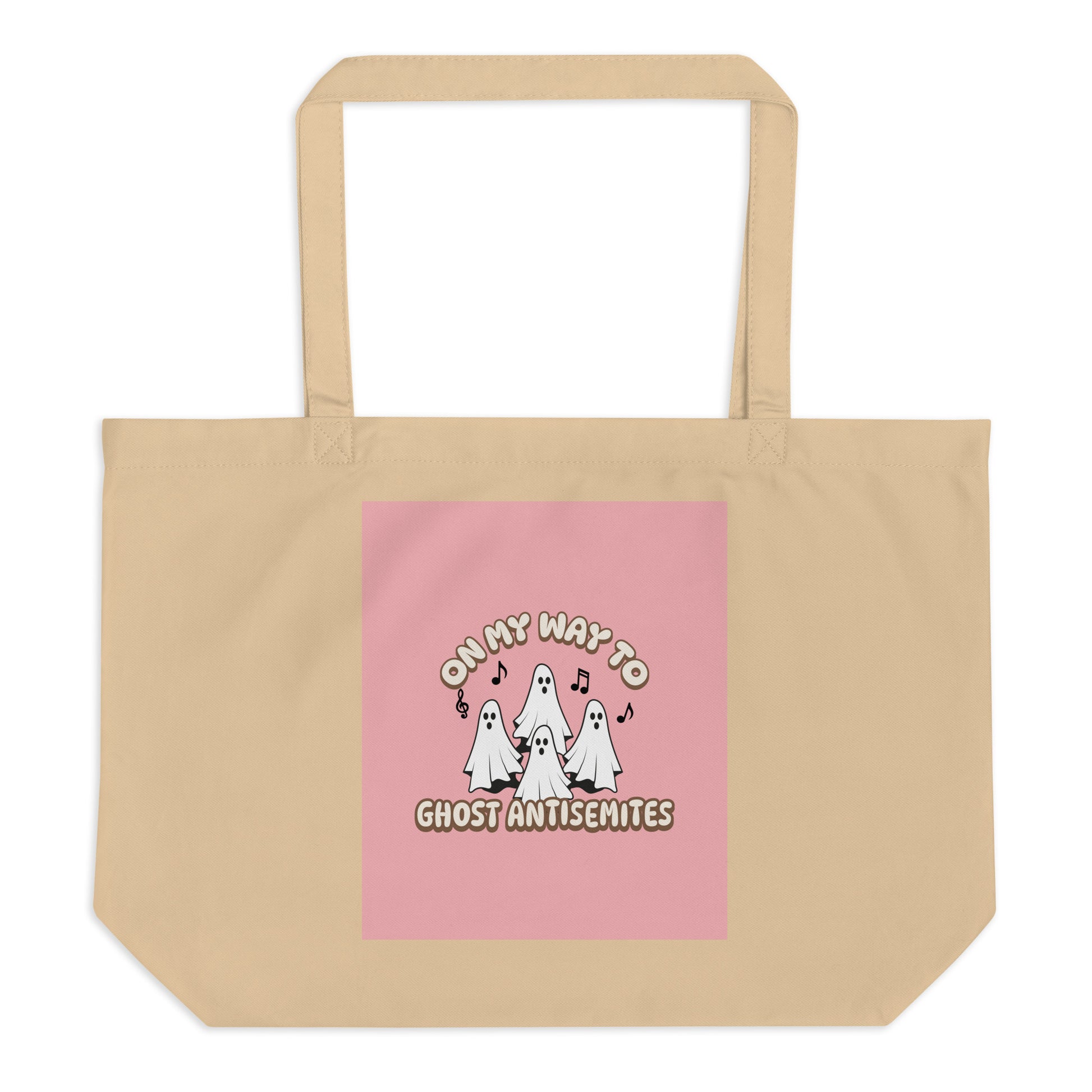 Ghost Antisemites | Large Organic Tote Bag