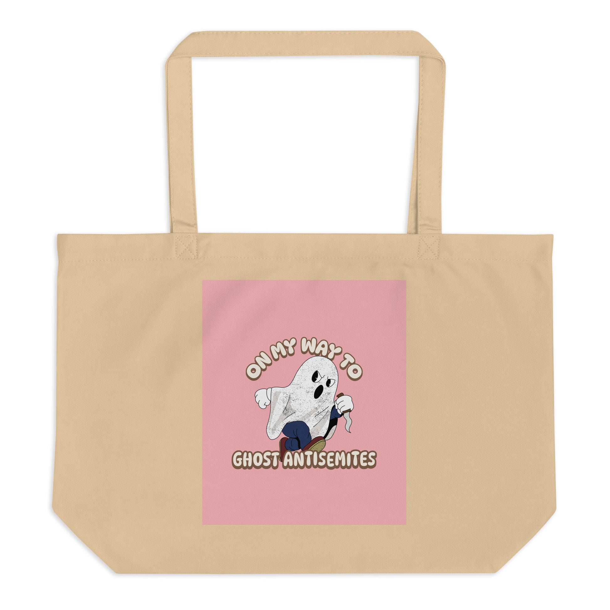 Ghost Antisemites | Large Organic Tote Bag