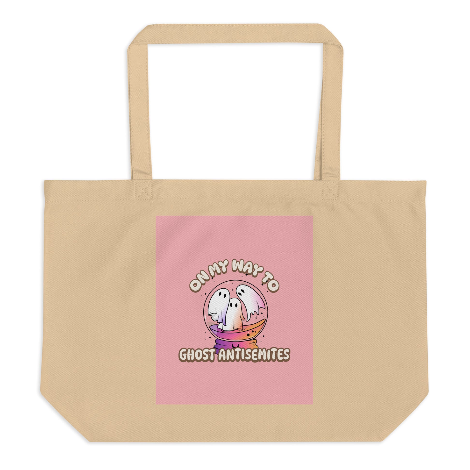 Ghost Antisemites | Large Organic Tote Bag