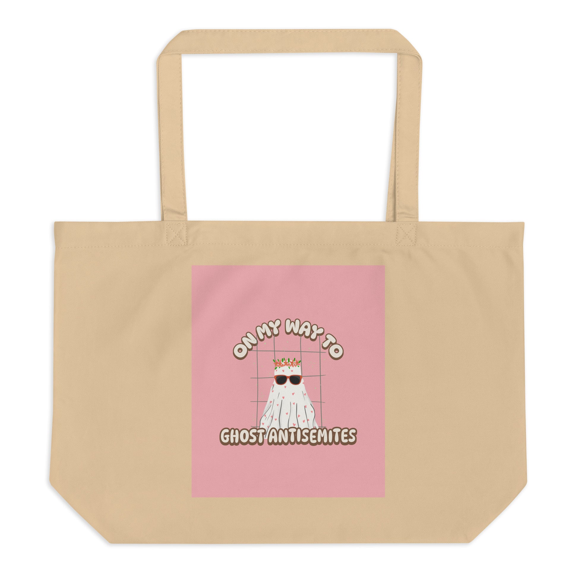 Ghost Antisemites | Large Organic Tote Bag
