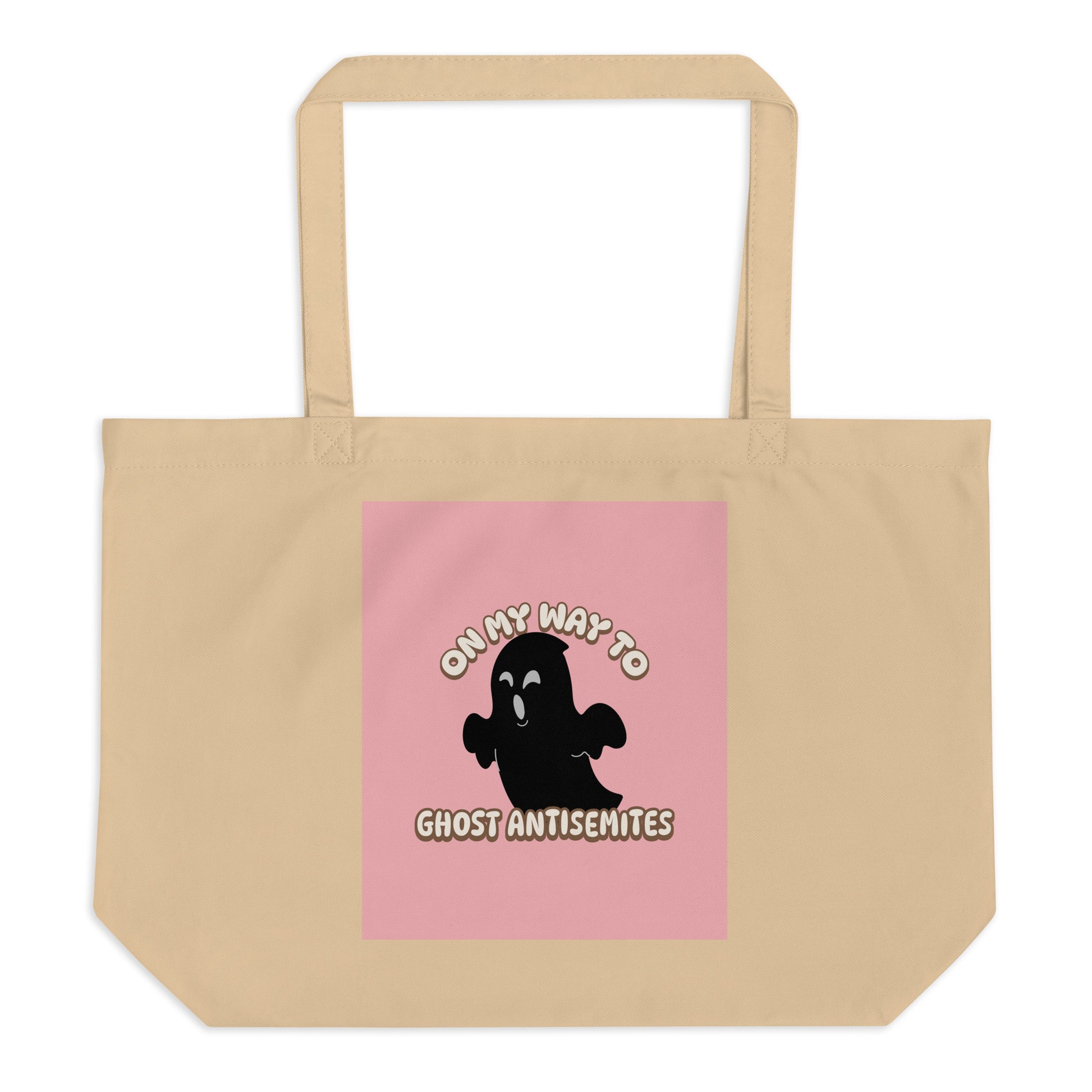 Ghost Antisemites | Large Organic Tote Bag