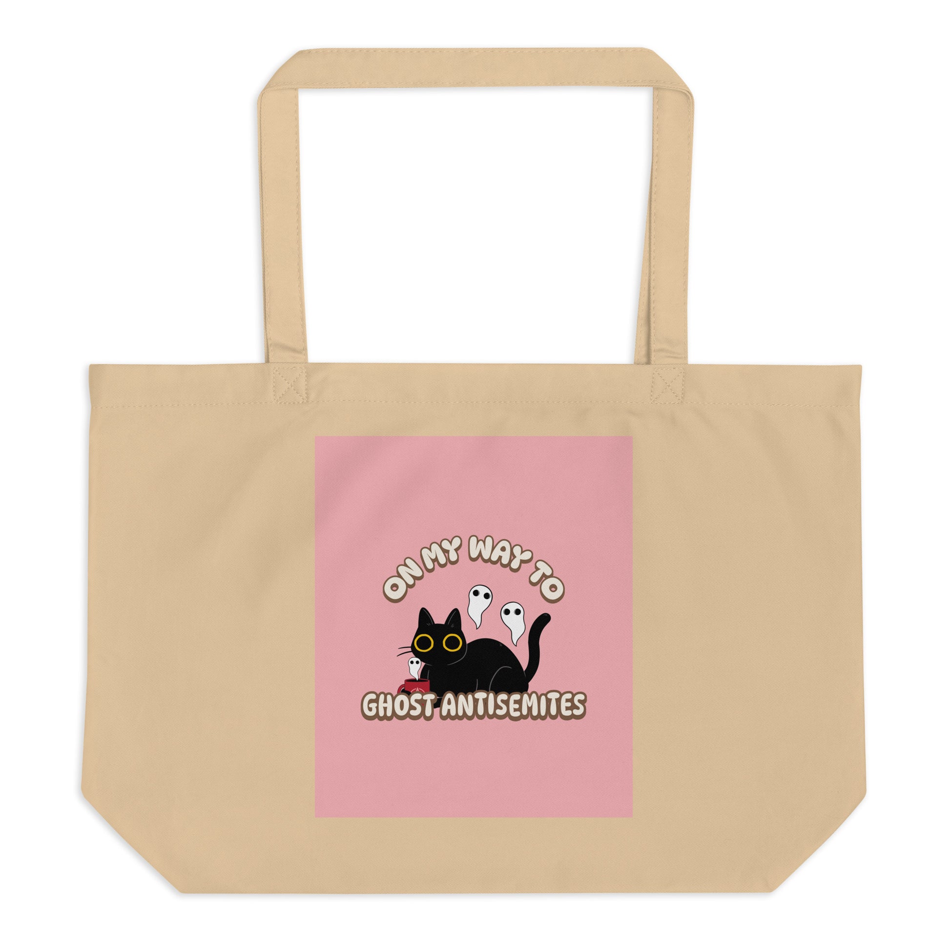 Ghost Antisemites | Large Organic Tote Bag