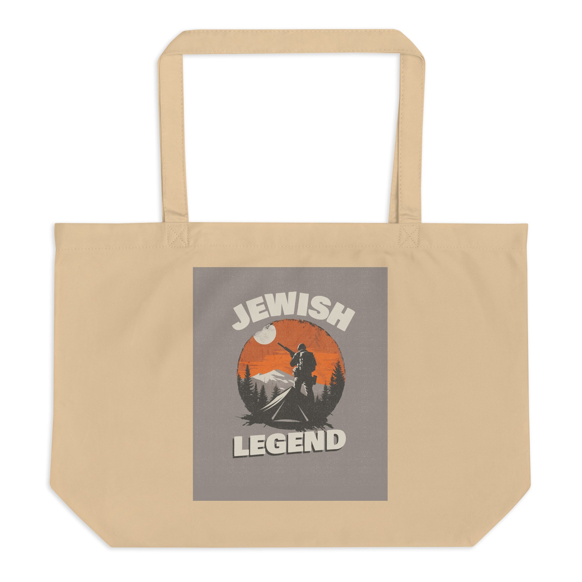 Jewish Legend | Large Organic Tote Bag