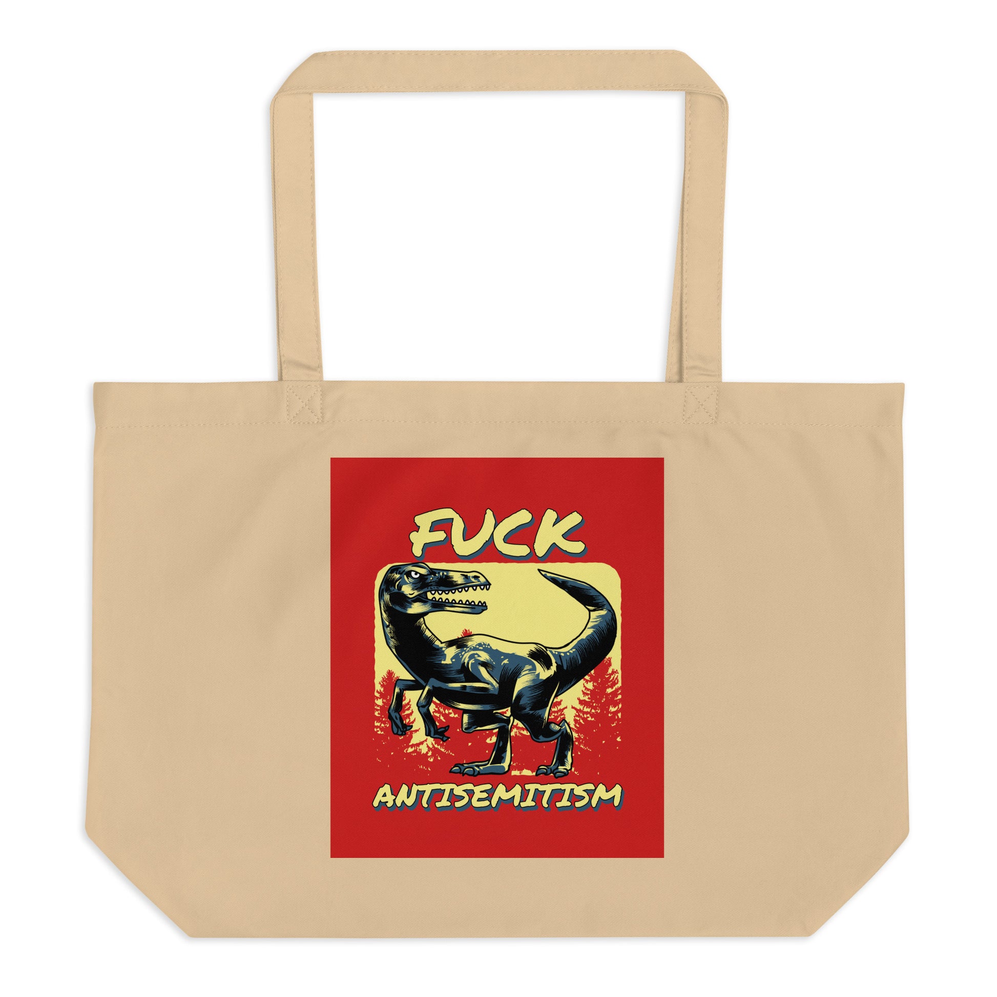 Battle Antisemitism | Large Organic Tote Bag