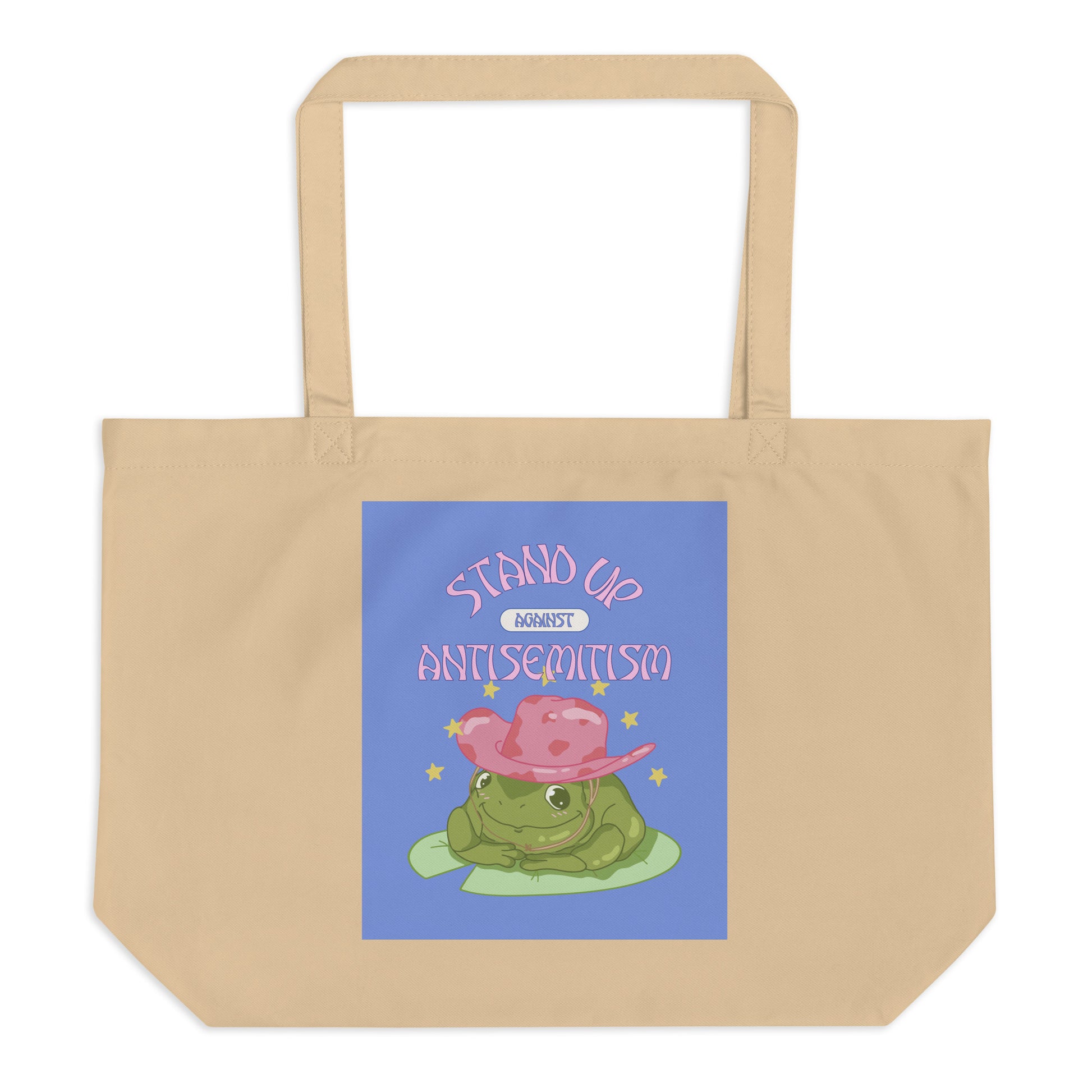 Cute Friend | Antisemitism | Large Organic Tote Bag