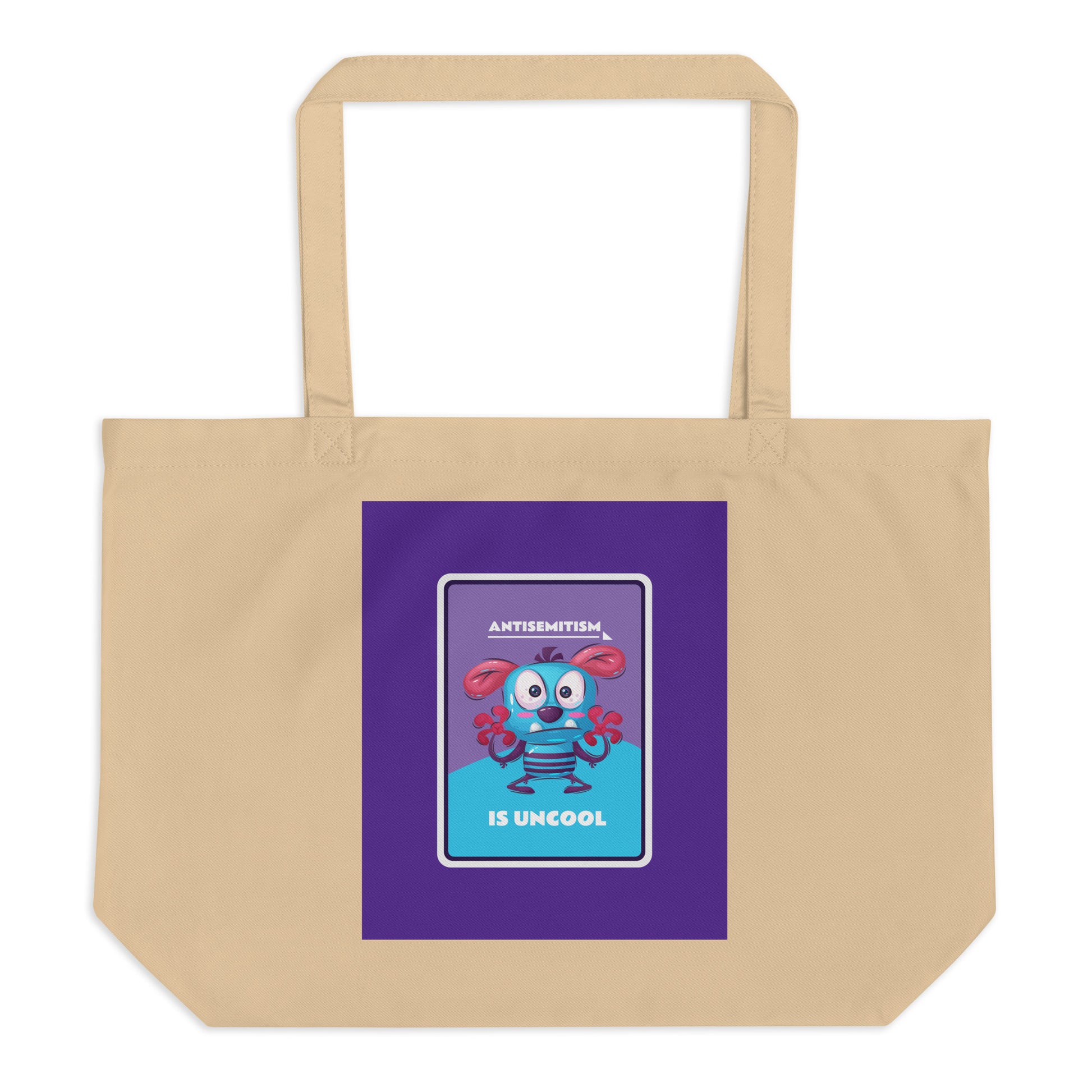 Cute Friend | Antisemitism | Large Organic Tote Bag