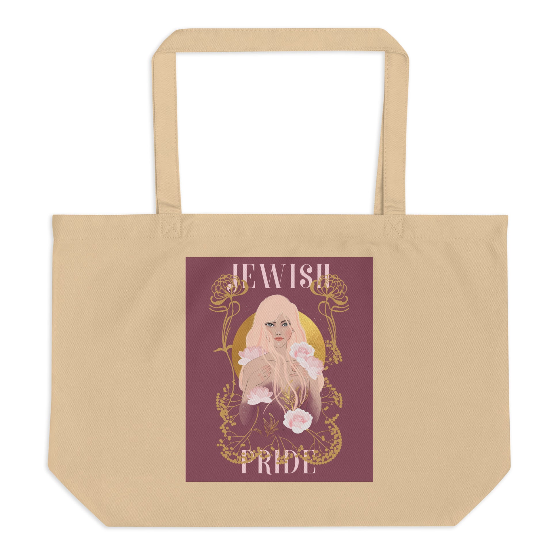 Jewish Beauty | Large Organic Tote Bag