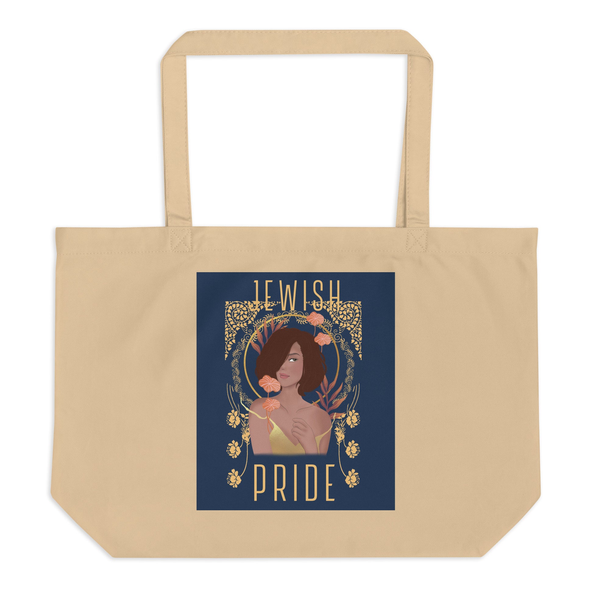 Jewish Beauty | Large Organic Tote Bag