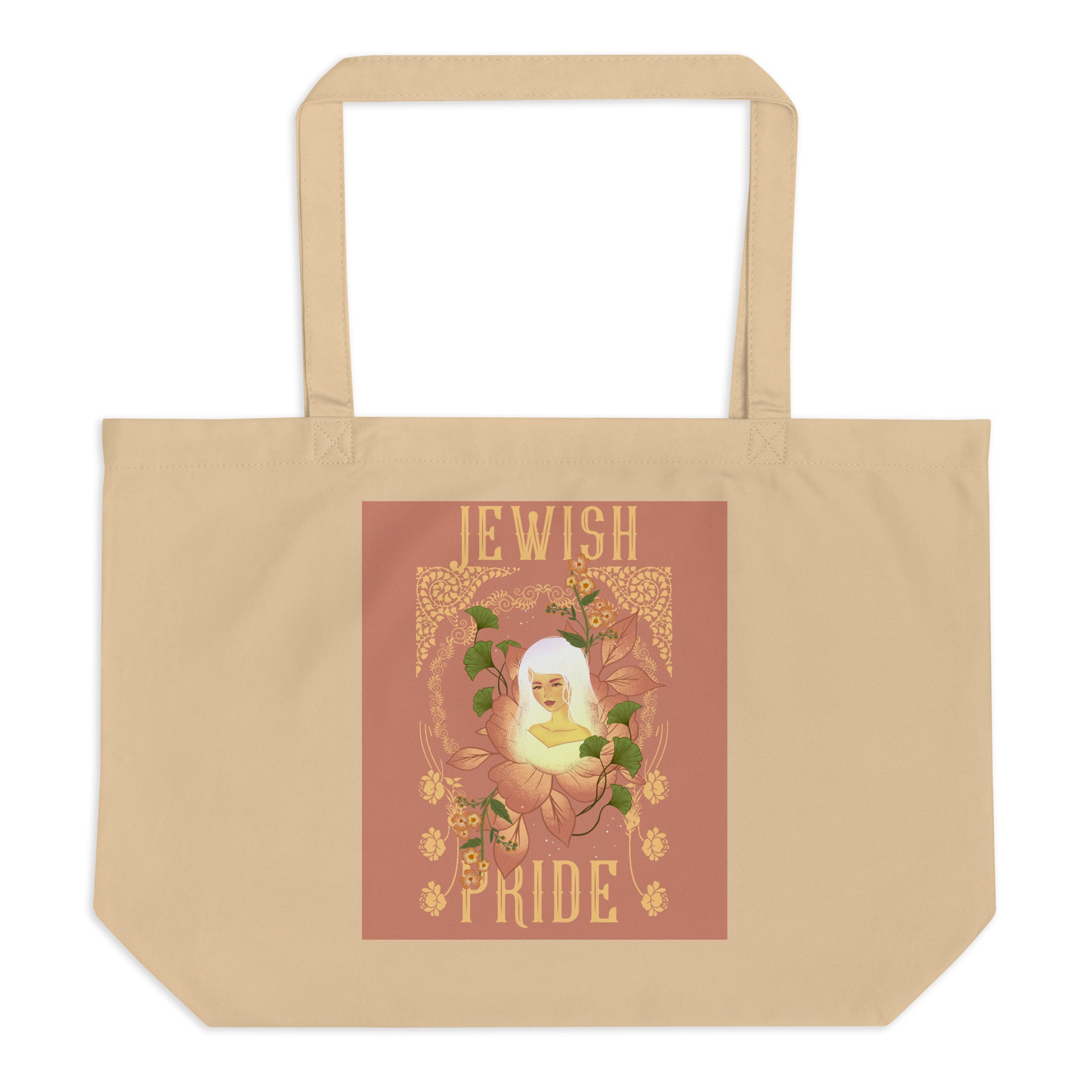 Jewish Beauty | Large Organic Tote Bag