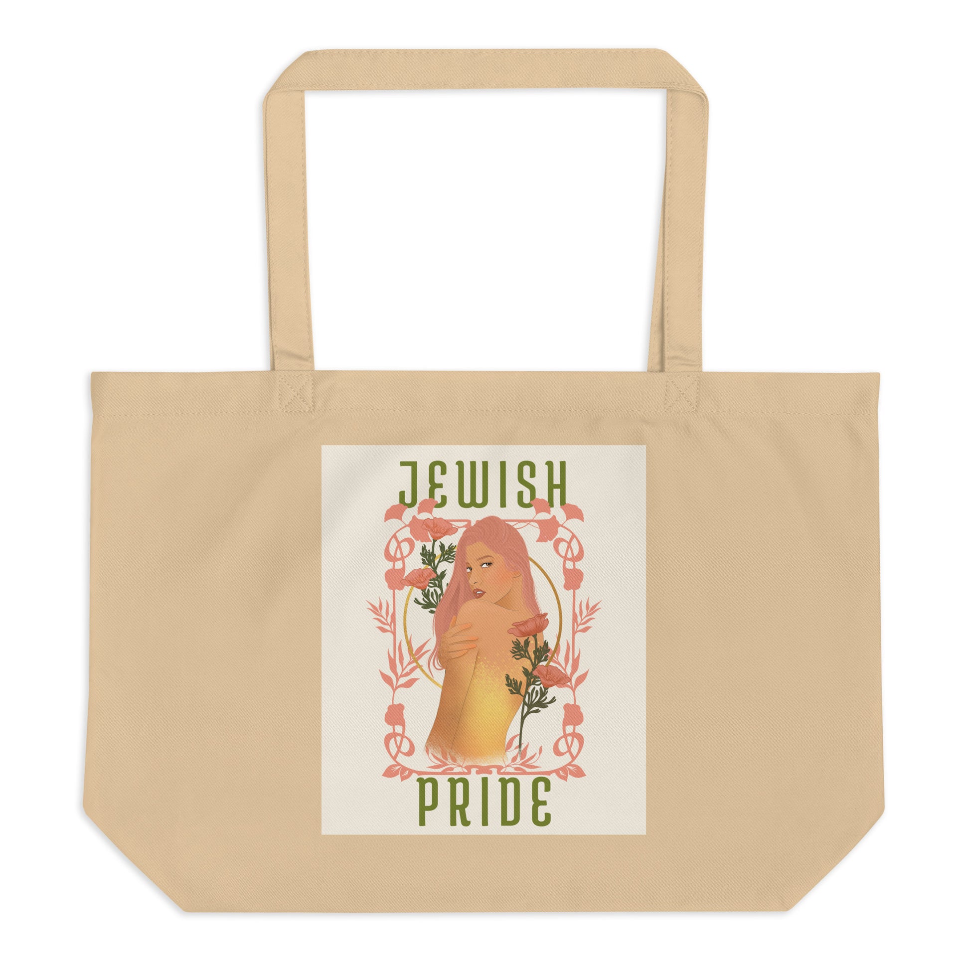 Jewish Beauty | Large Organic Tote Bag