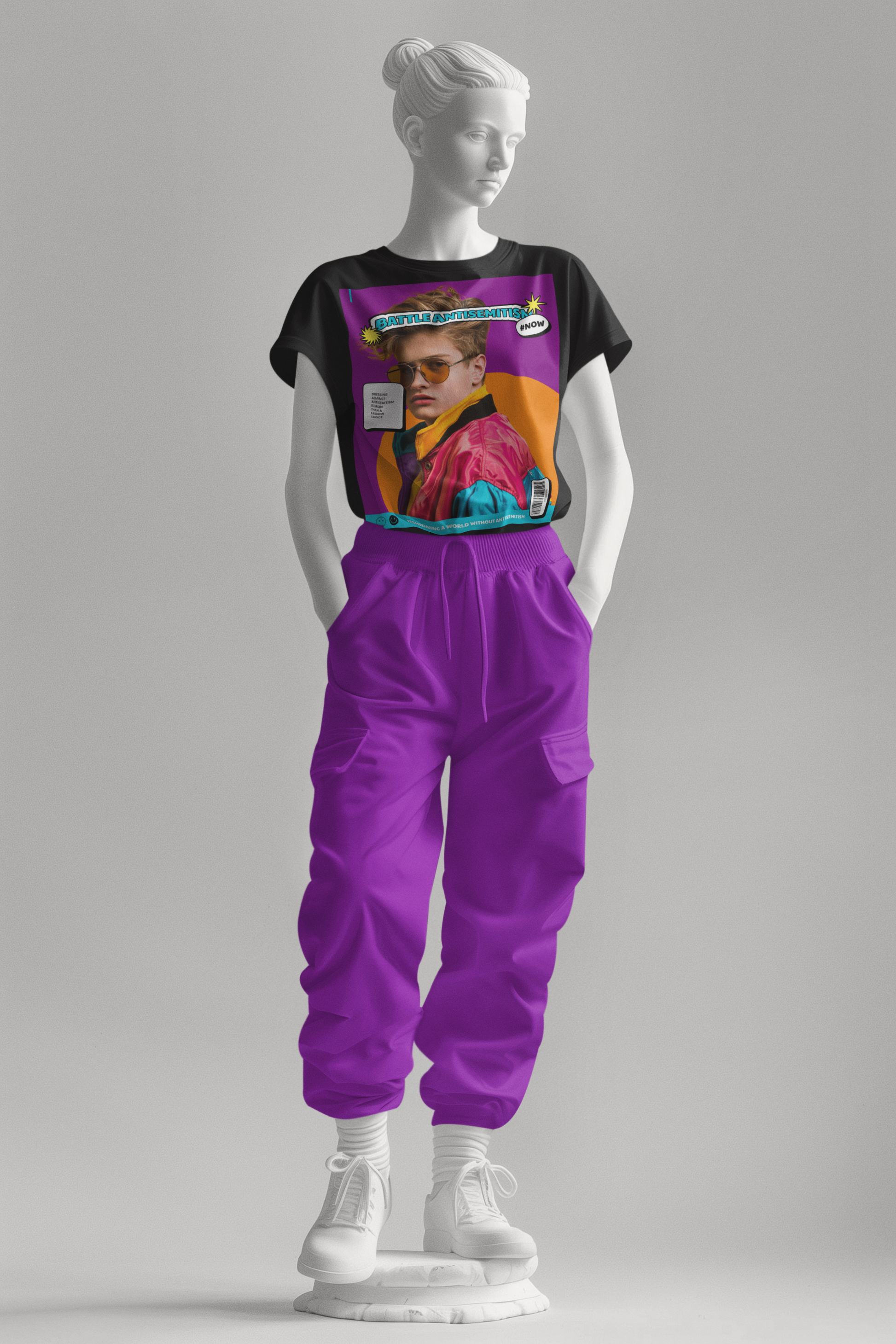 80's Fashion Trend | Battle Antisemitism | Unisex T-Shirt