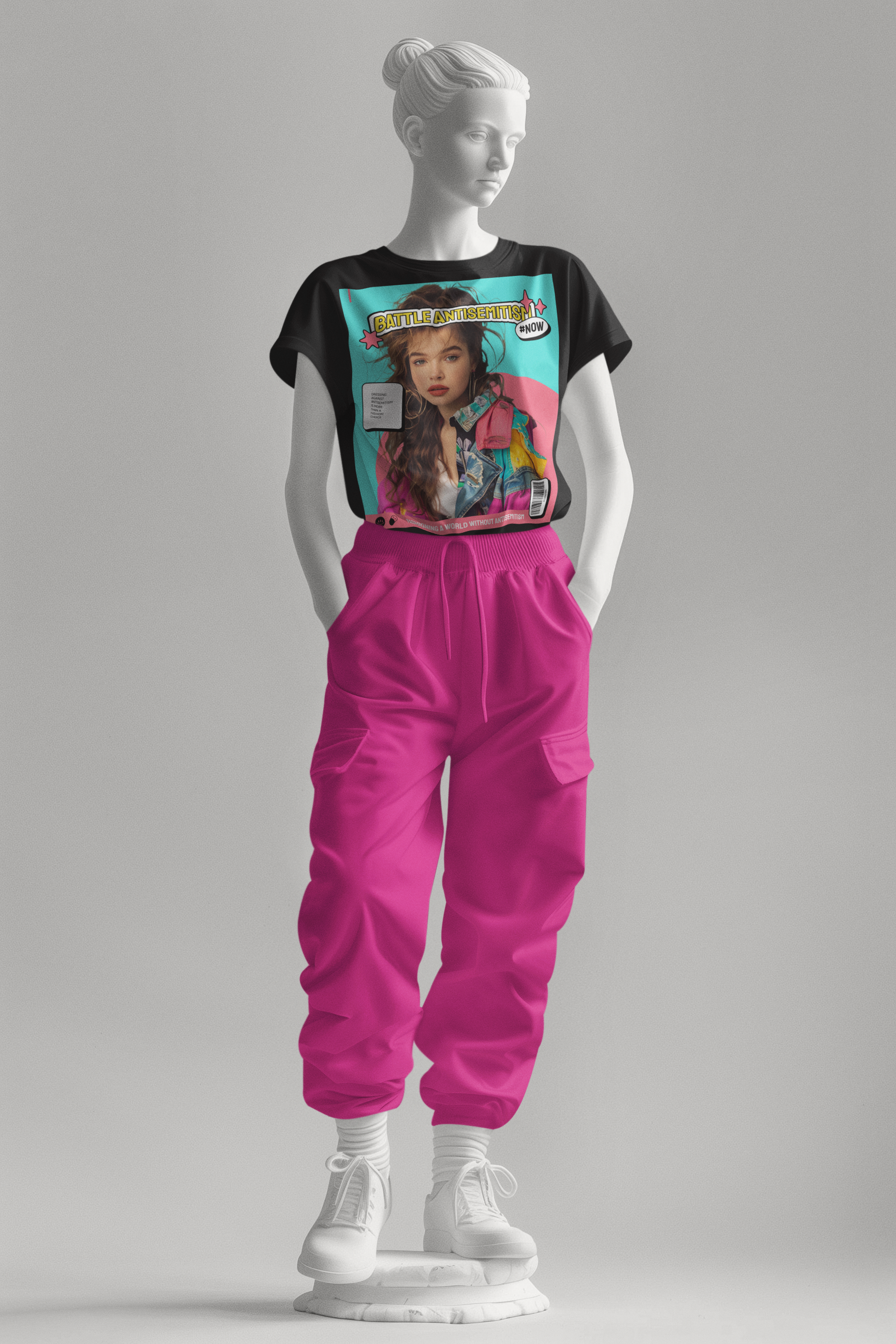 80's Fashion Trend | Battle Antisemitism | Unisex T-Shirt