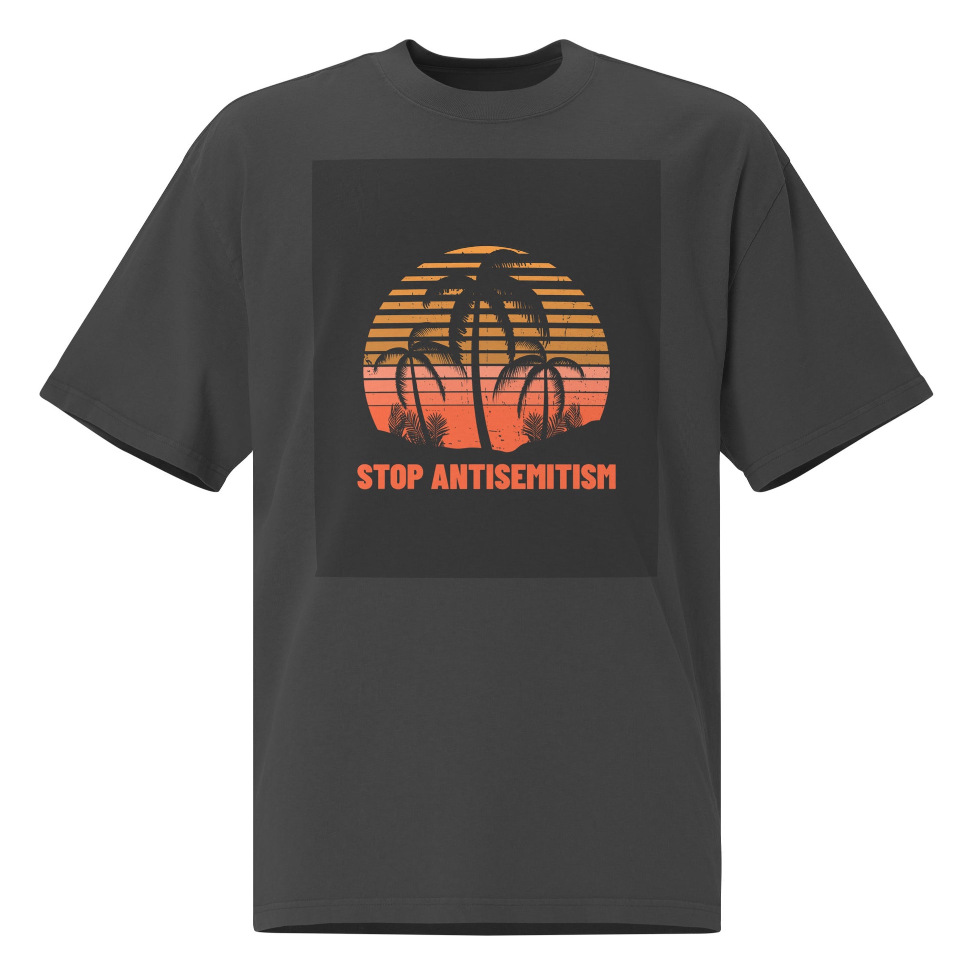 Summer Vibes | Antisemitism | Unisex Oversized Faded T-Shirt