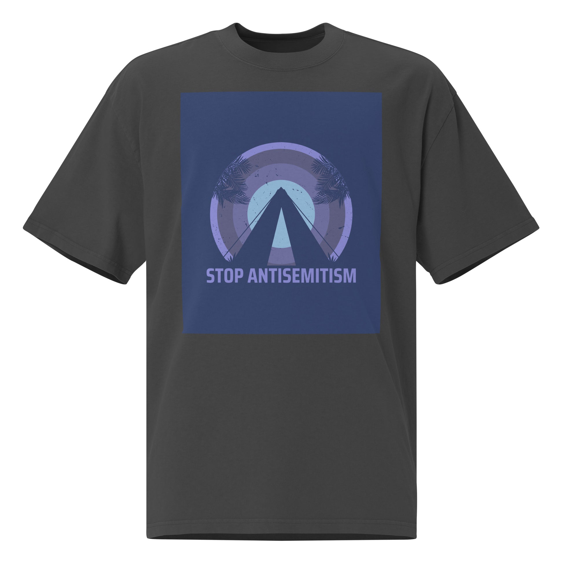 Summer Vibes | Antisemitism | Unisex Oversized Faded T-Shirt