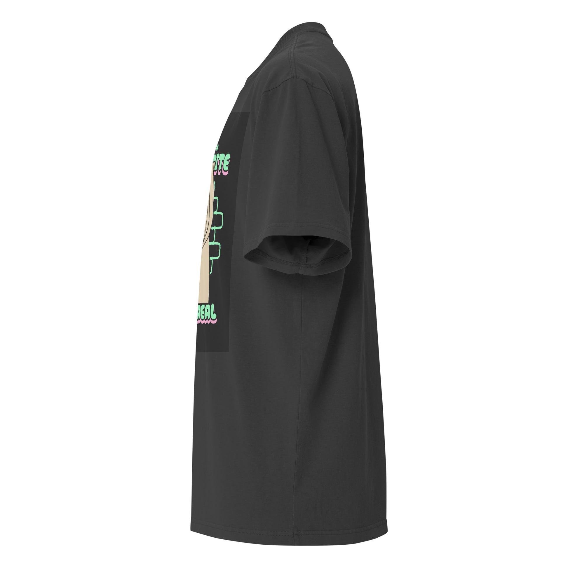 Streetart Graffiti Cartoon | Antisemitism | Unisex Oversized Faded T-Shirt