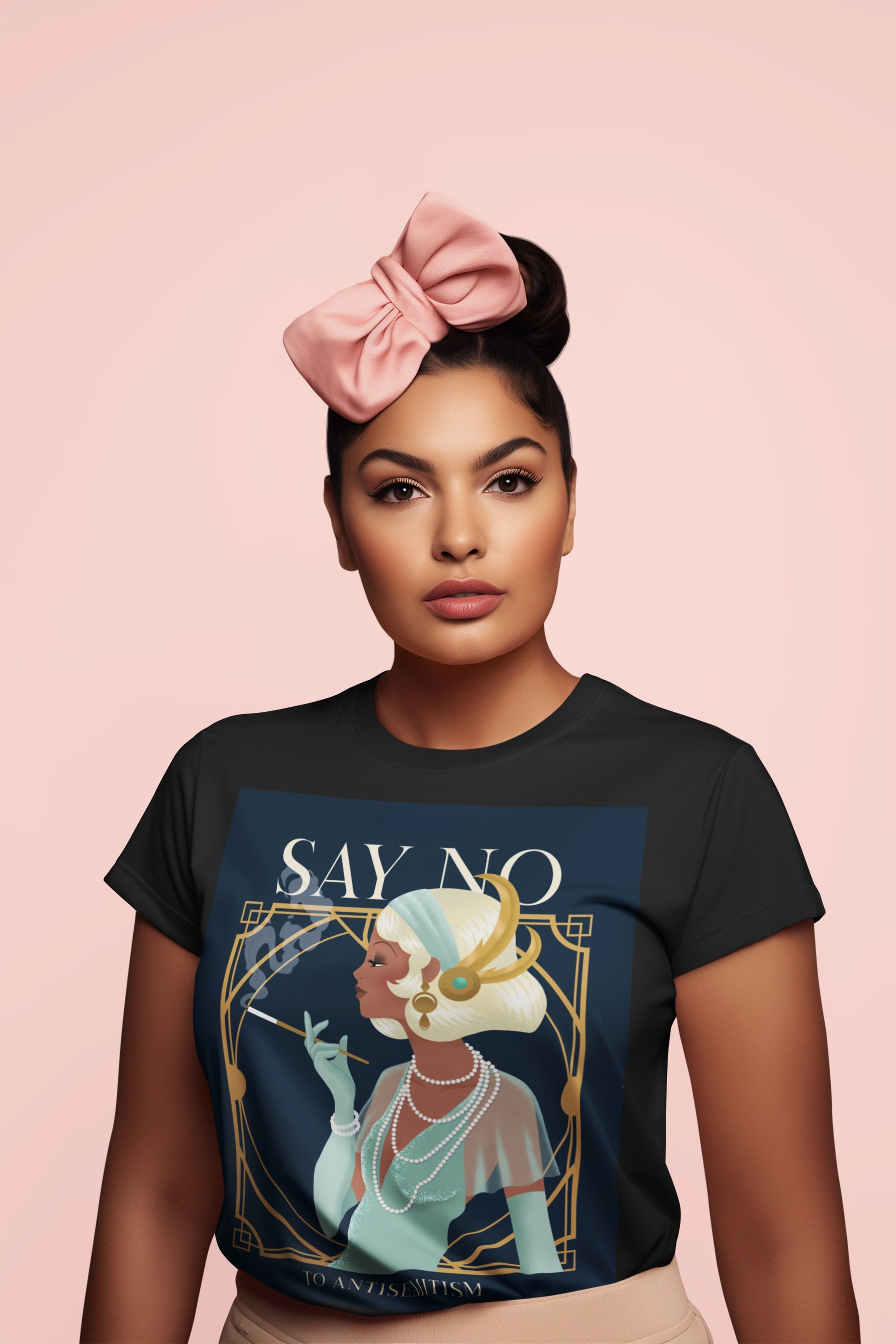 Art Deco Love Story | No Antisemitism | Unisex T-Shirt