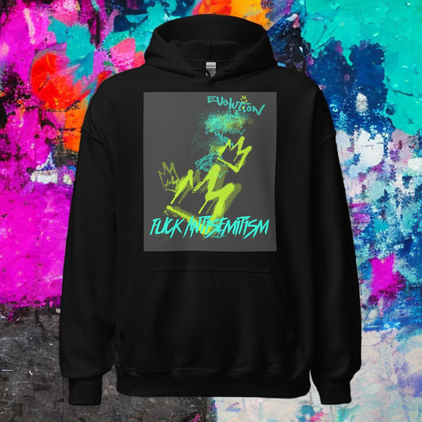 Fuck Antisemitism Graffiti | Unisex Hoodie