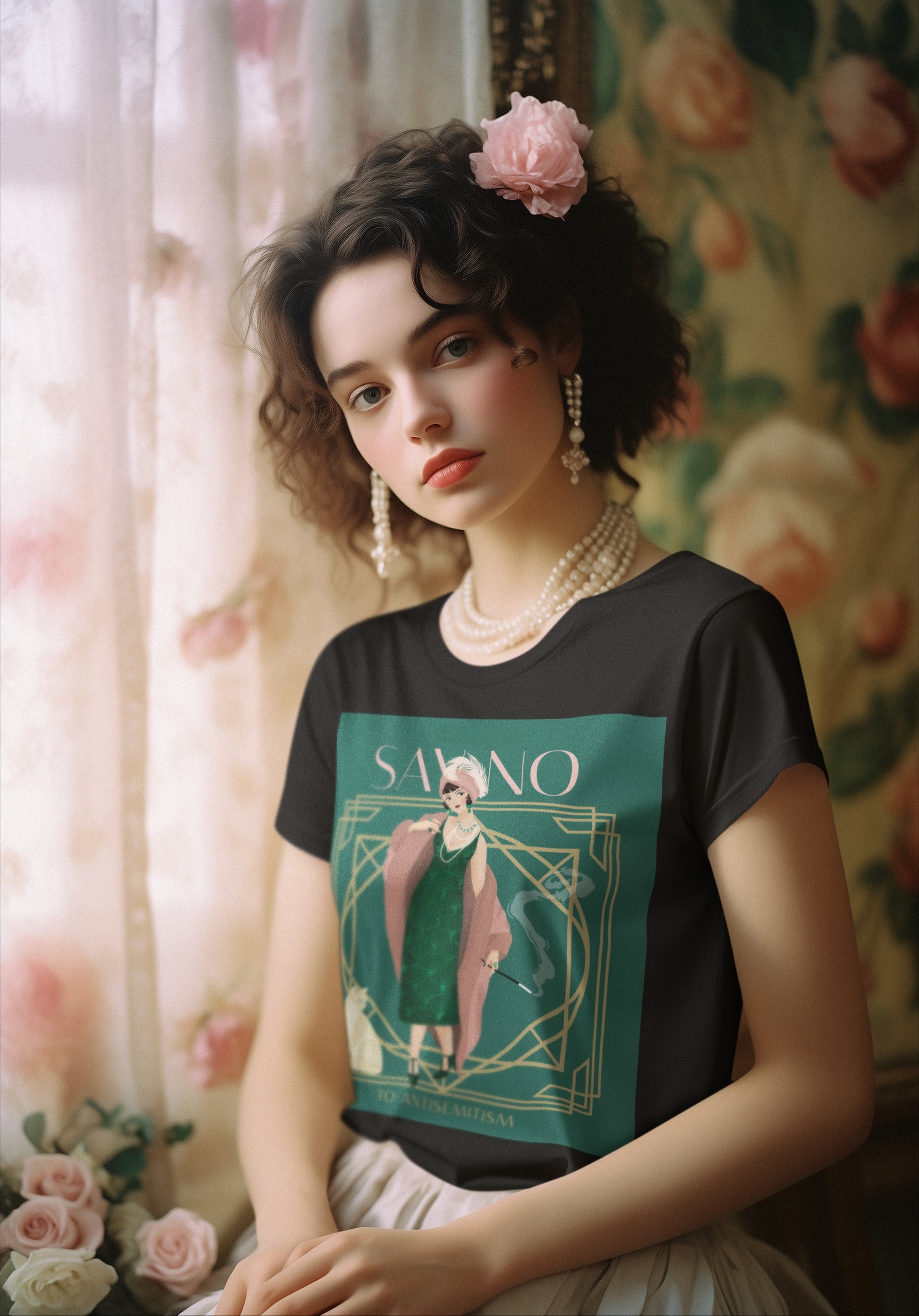 Art Deco Love Story | No Antisemitism | Unisex T-Shirt