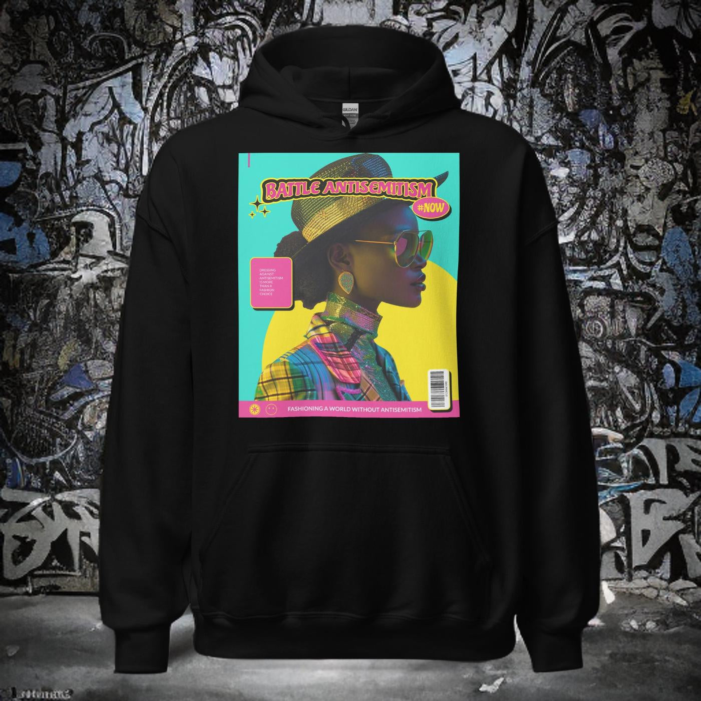 80's Fashion Trend | Battle Antisemitism | Unisex Hoodie