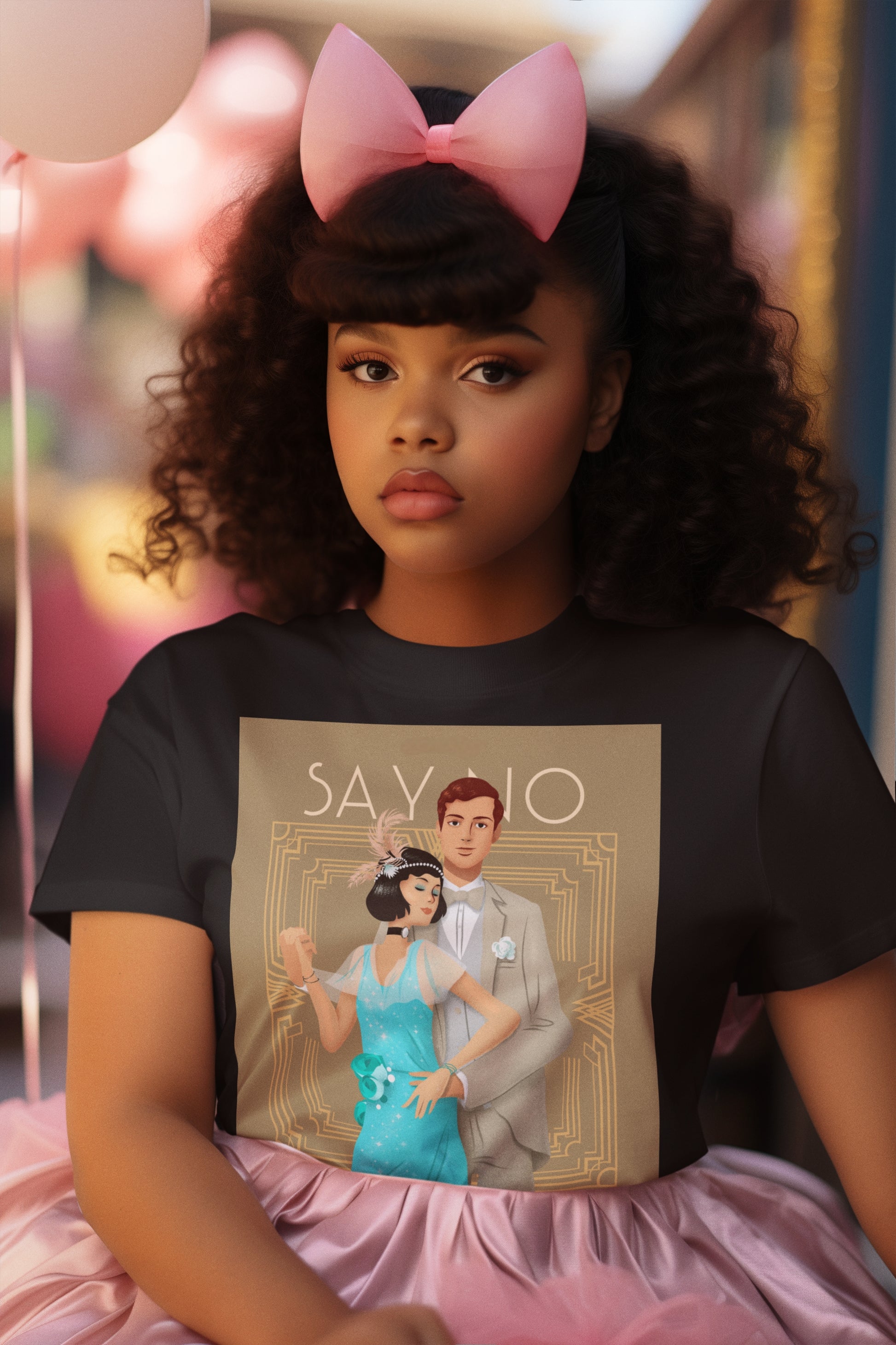 Art Deco Love Story | No Antisemitism | Unisex T-Shirt