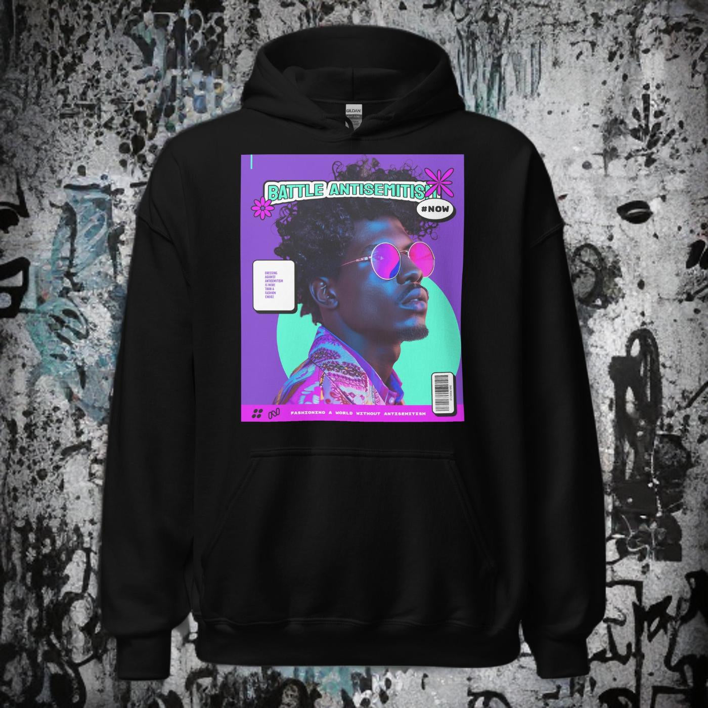 80's Fashion Trend | Battle Antisemitism | Unisex Hoodie