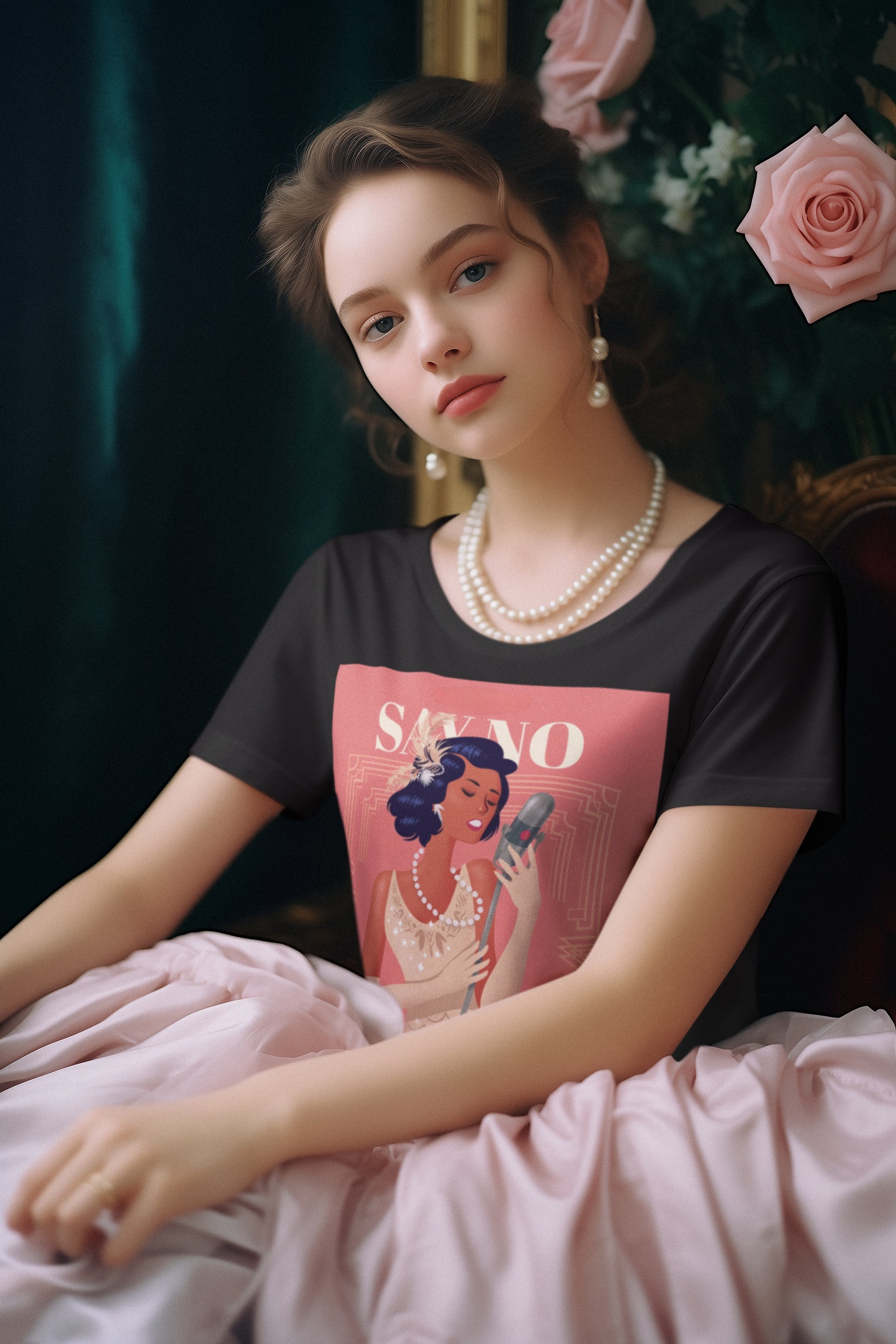 Art Deco Love Story | No Antisemitism | Unisex T-Shirt