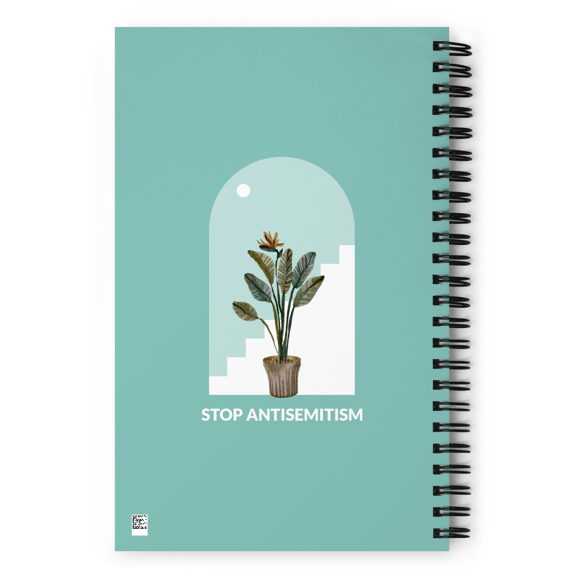 Stop Antisemitism | Plants & Flowers Edition | Spiral Notebook