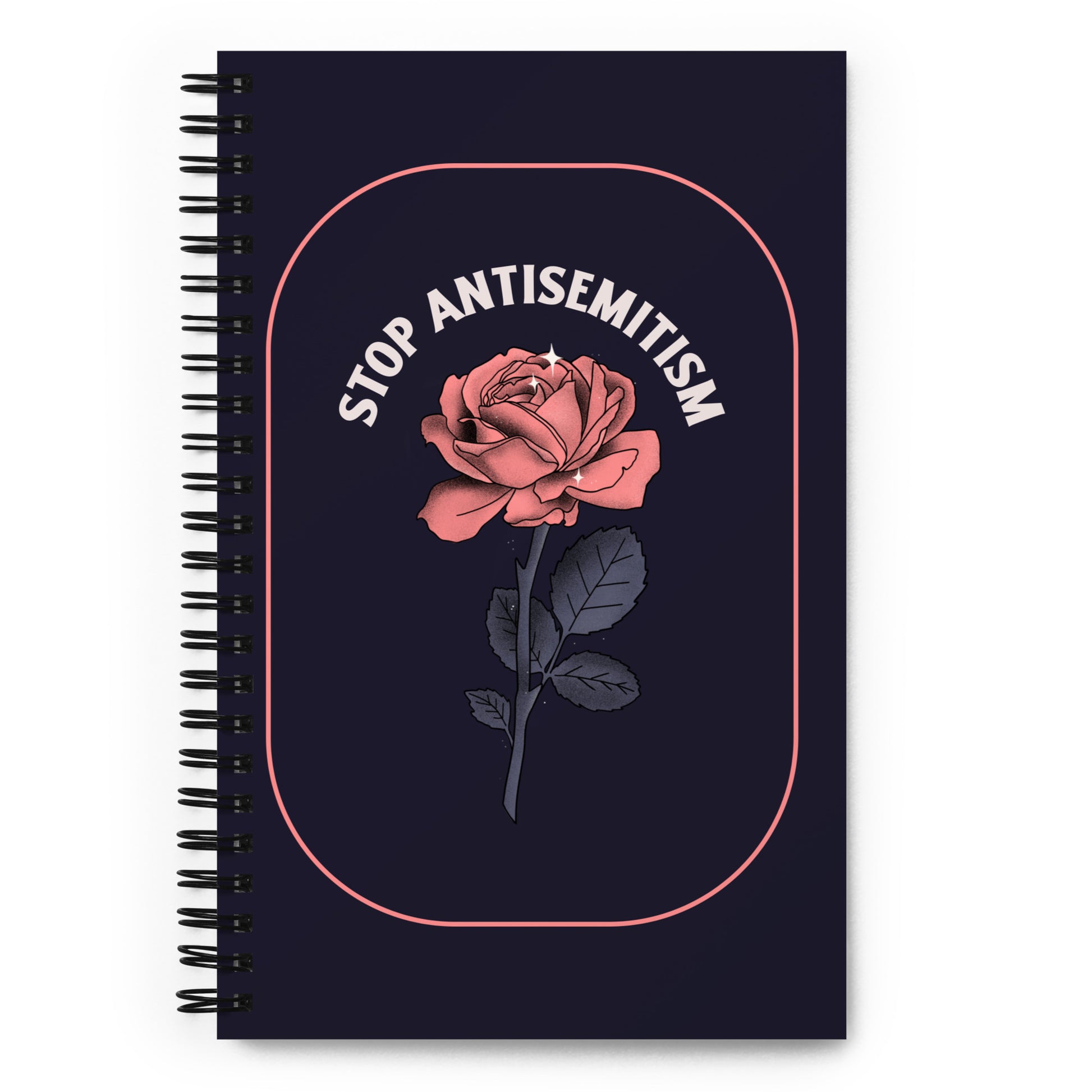 Stop Antisemitism | Plants & Flowers Edition | Spiral Notebook