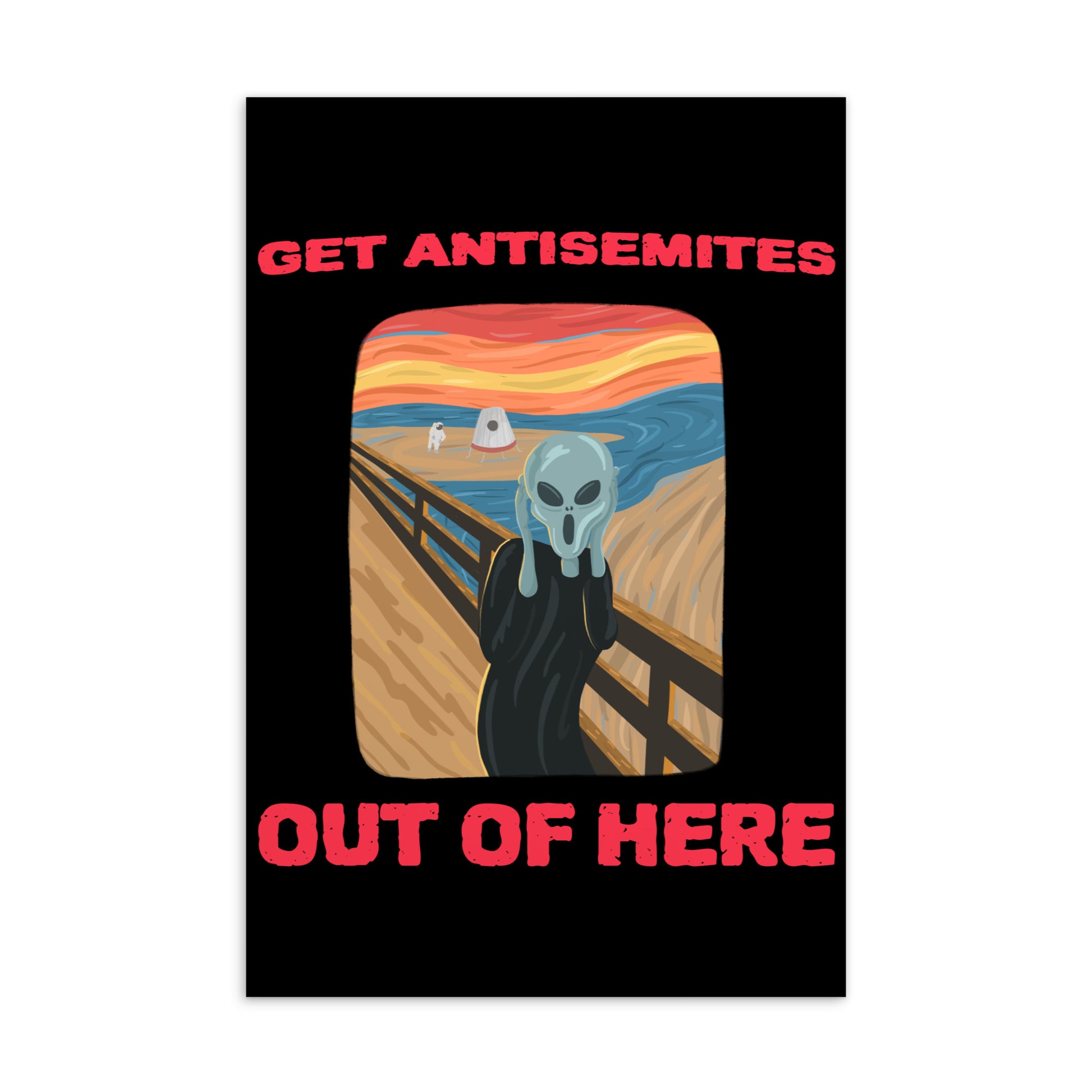 Get Alien Out | Antisemitism | Standard Postcard