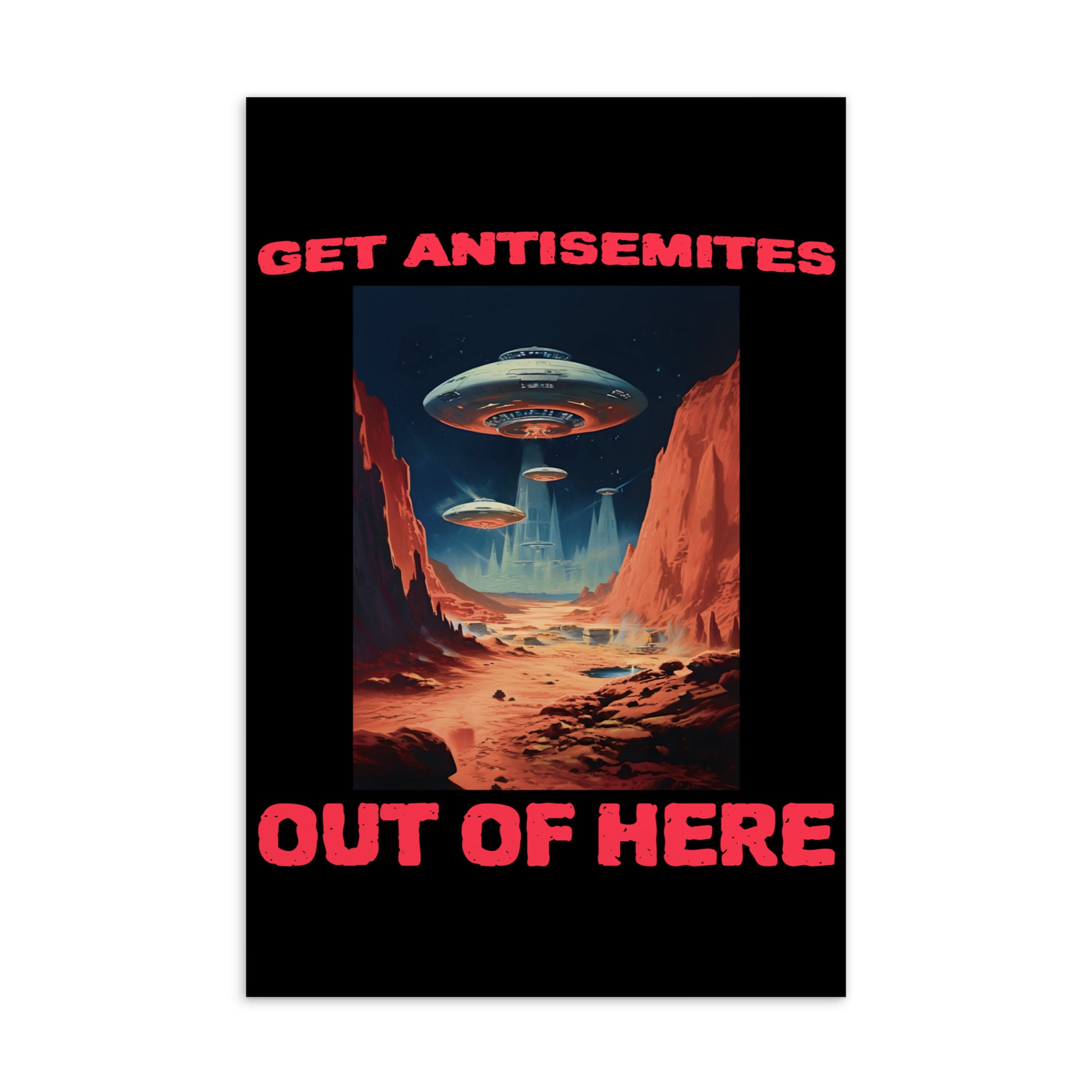 Get Alien Out | Antisemitism | Standard Postcard