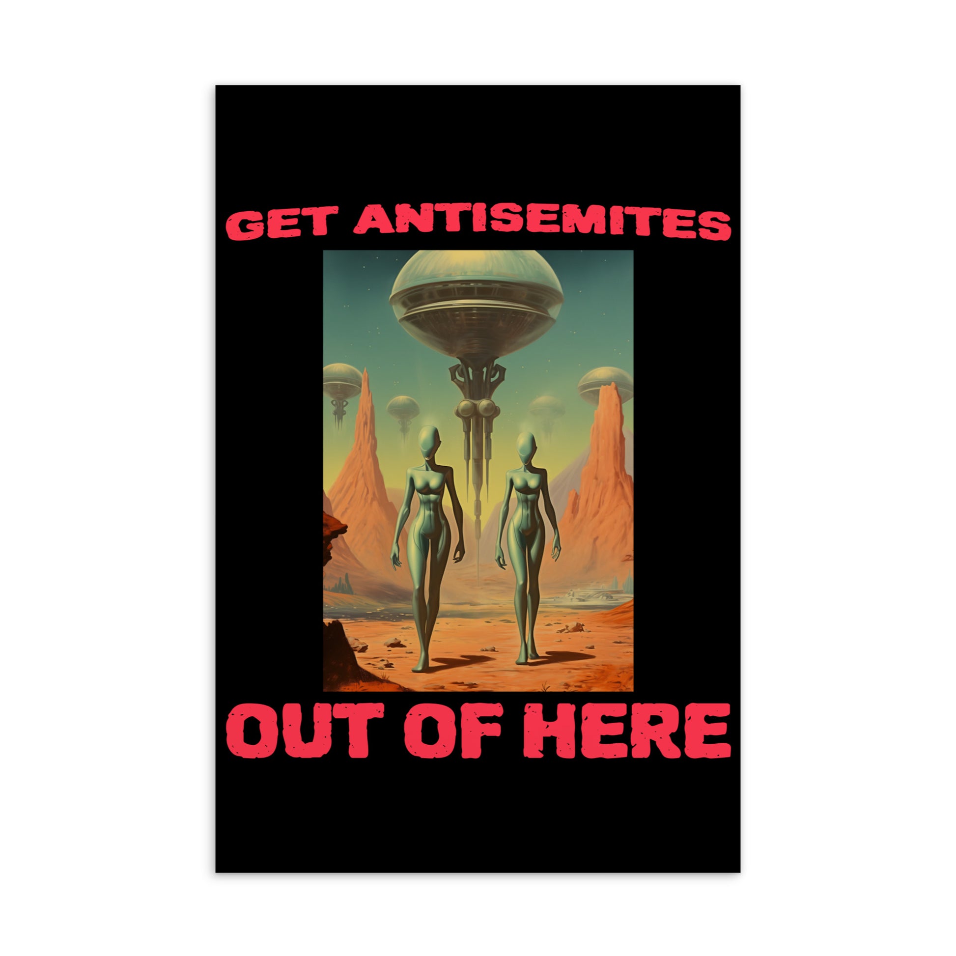 Get Alien Out | Antisemitism | Standard Postcard