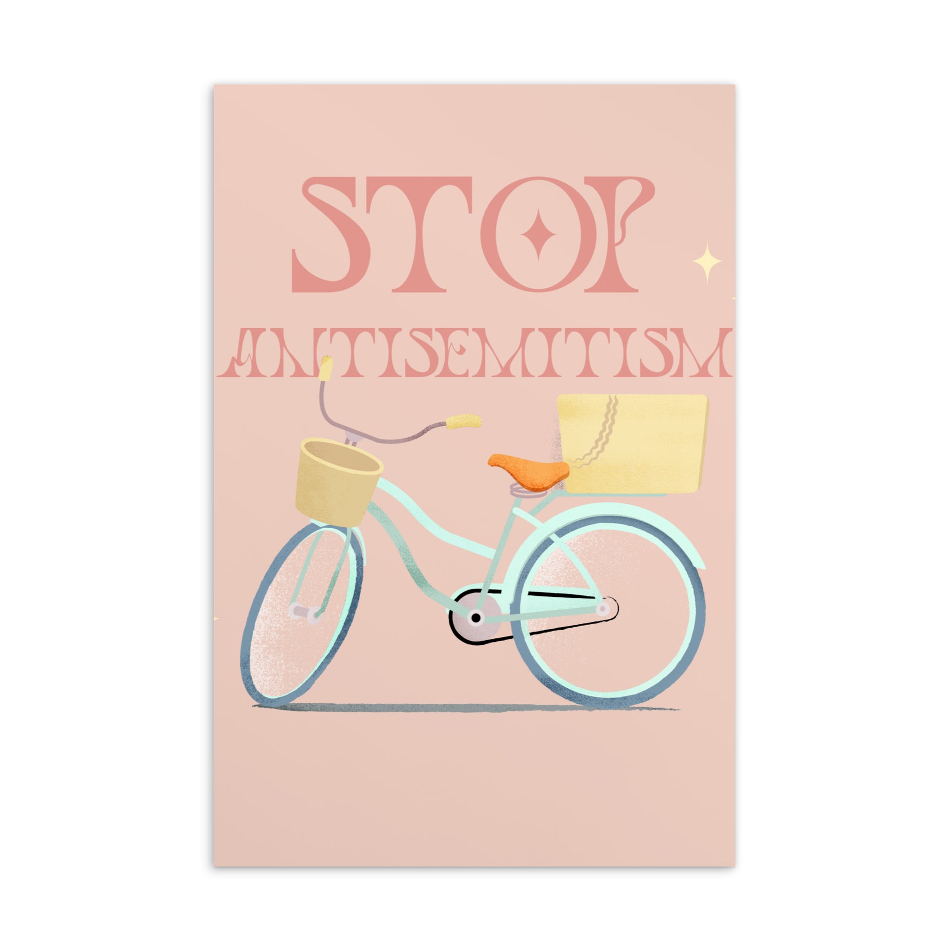 Bike Journey | Stop Antisemitism | Standard Postcard