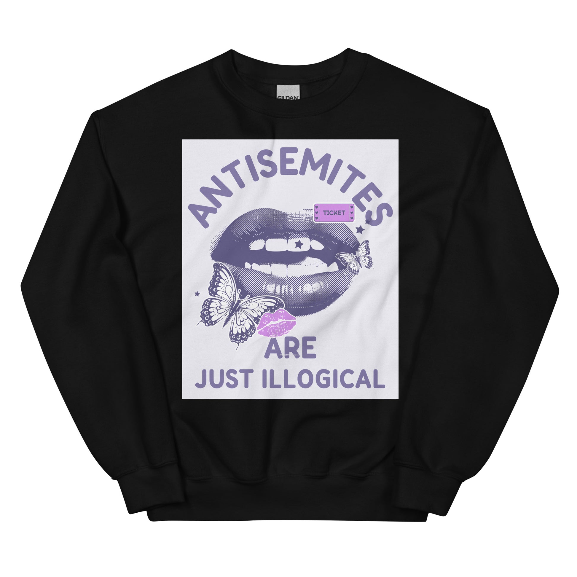 Purple Glam Story | Antisemitism | Unisex Sweatshirt