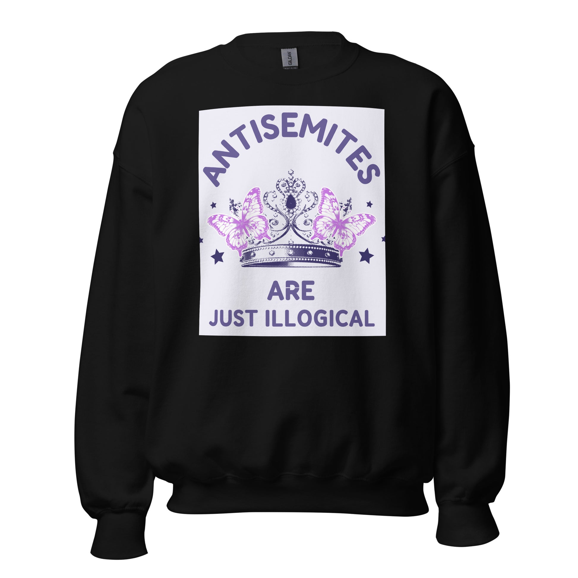 Purple Glam Story | Antisemitism | Unisex Sweatshirt