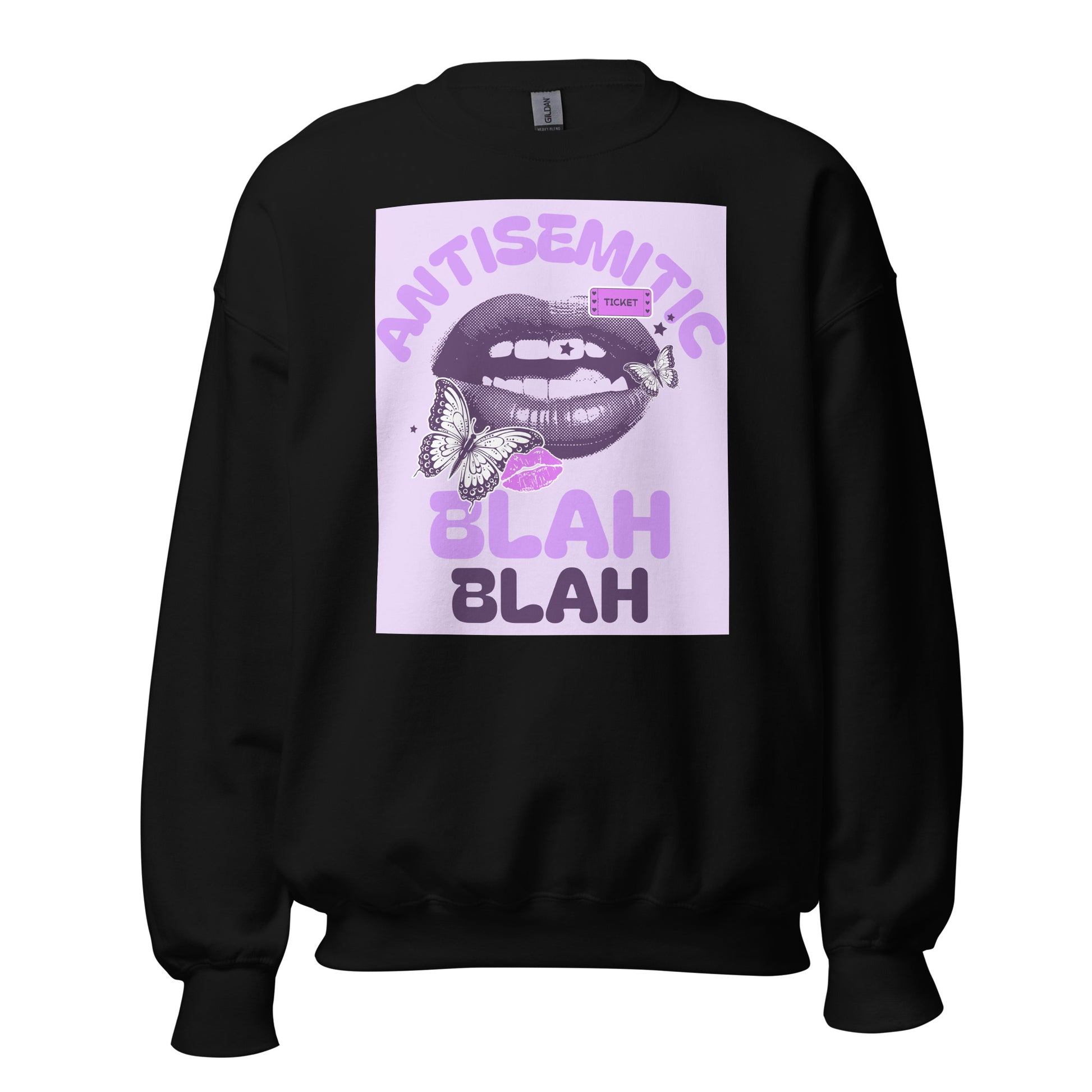 Purple Glam Story | Antisemitism | Unisex Sweatshirt