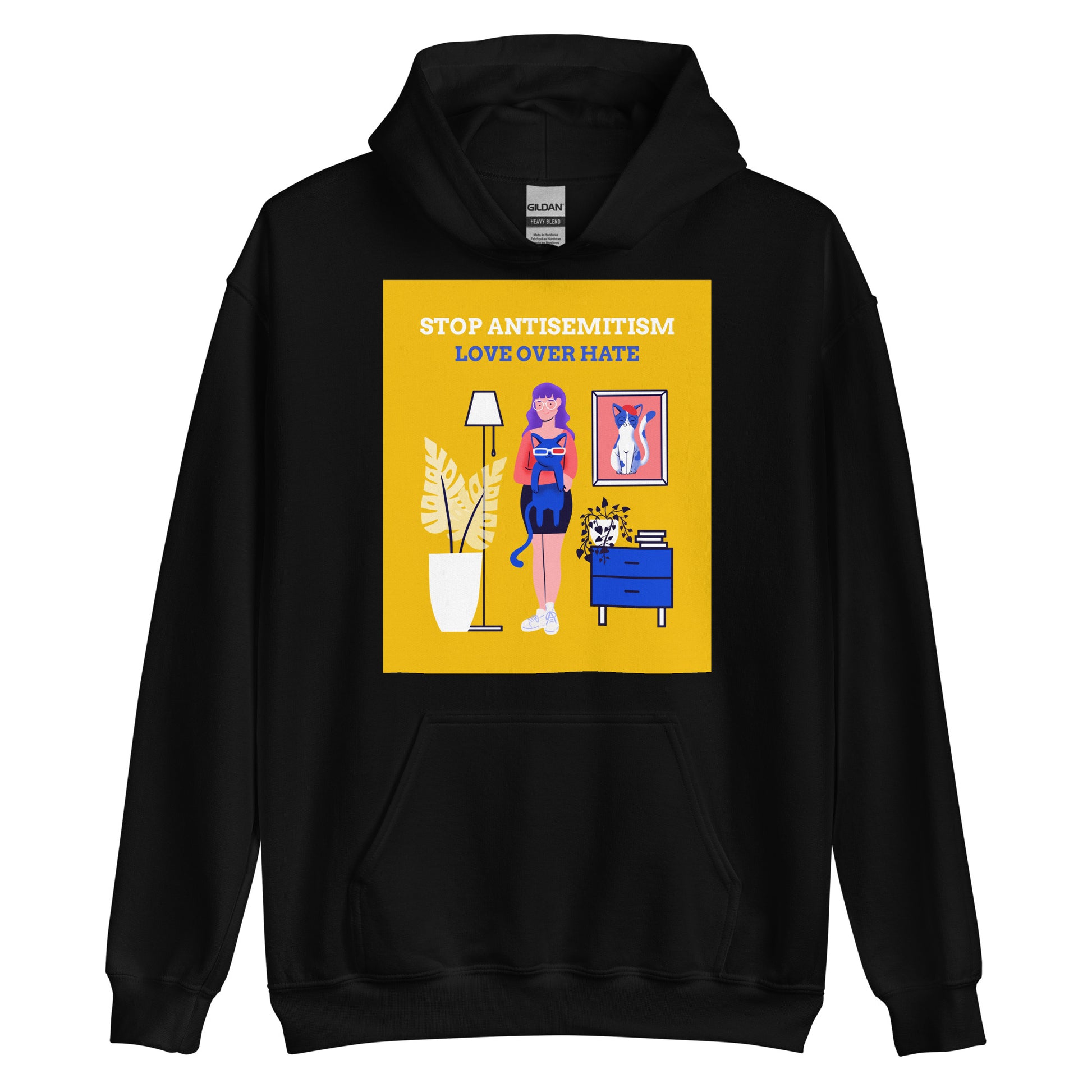 Sweet Cats | Antisemitism | Unisex Hoodie
