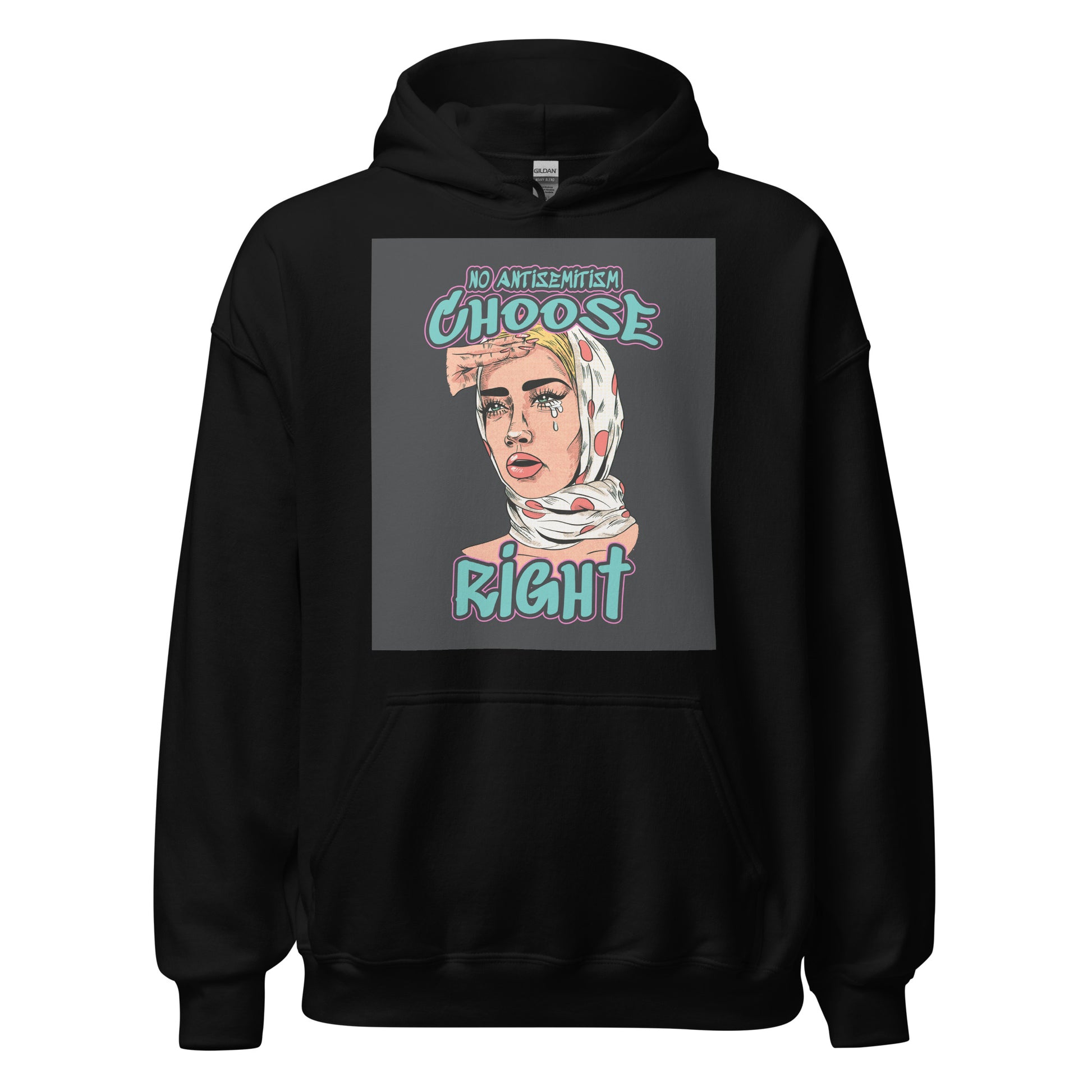 Choose Right | Antisemitism | Unisex Hoodie