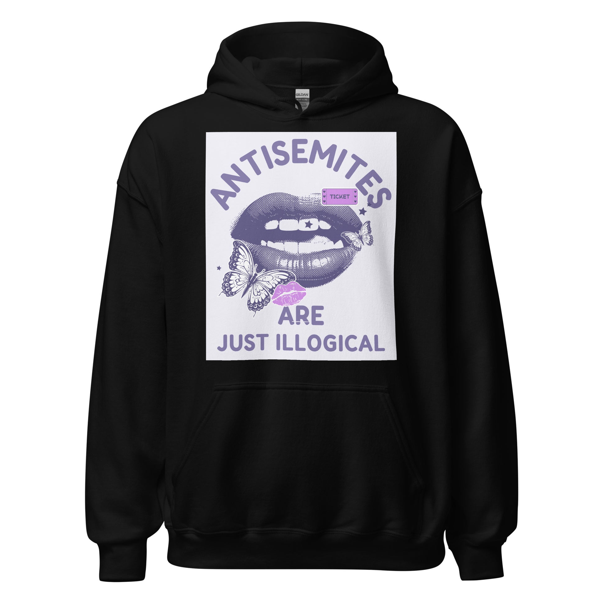 Purple Glam Story | Antisemitism | Unisex Hoodie