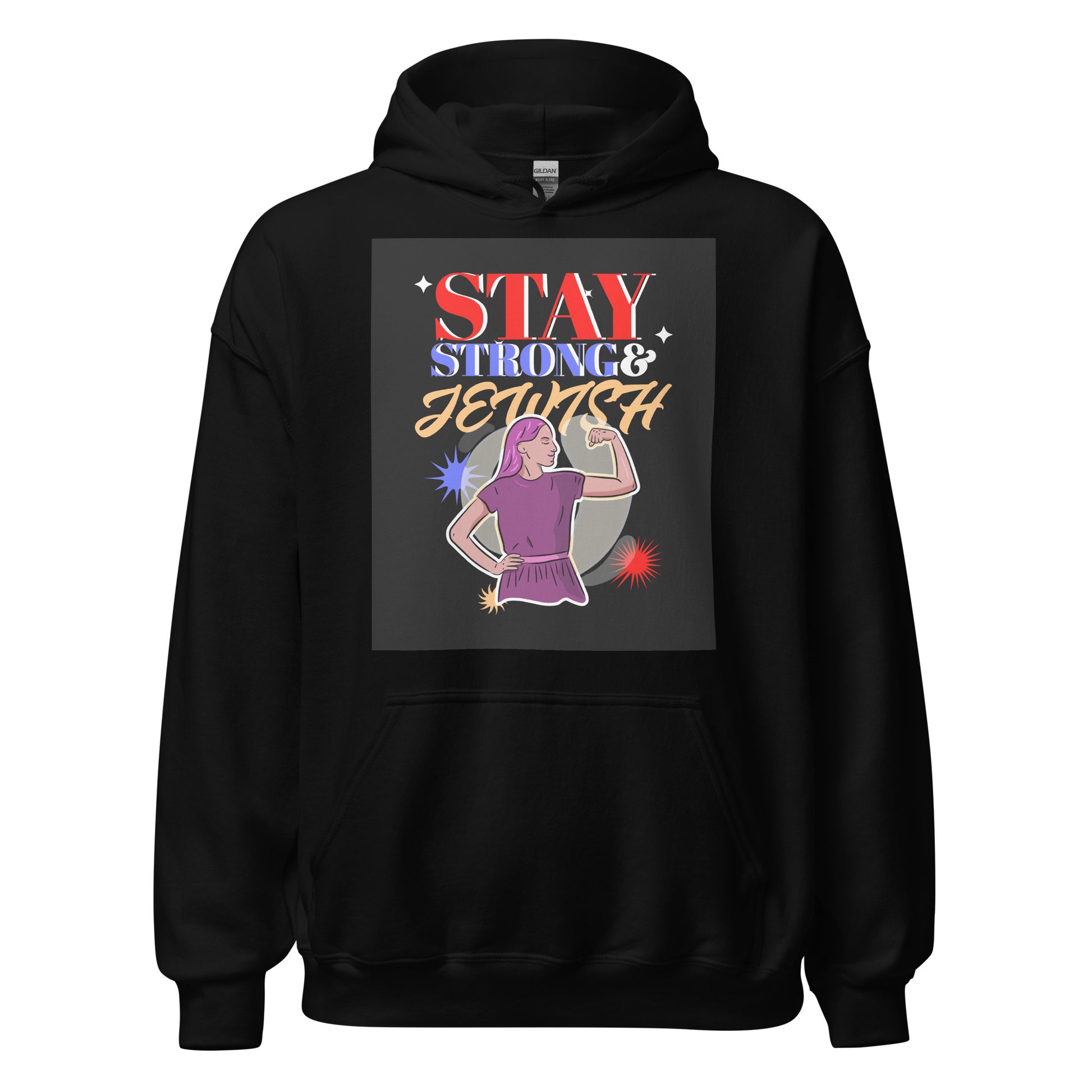 Stay Strong & Jewish | Unisex Hoodie