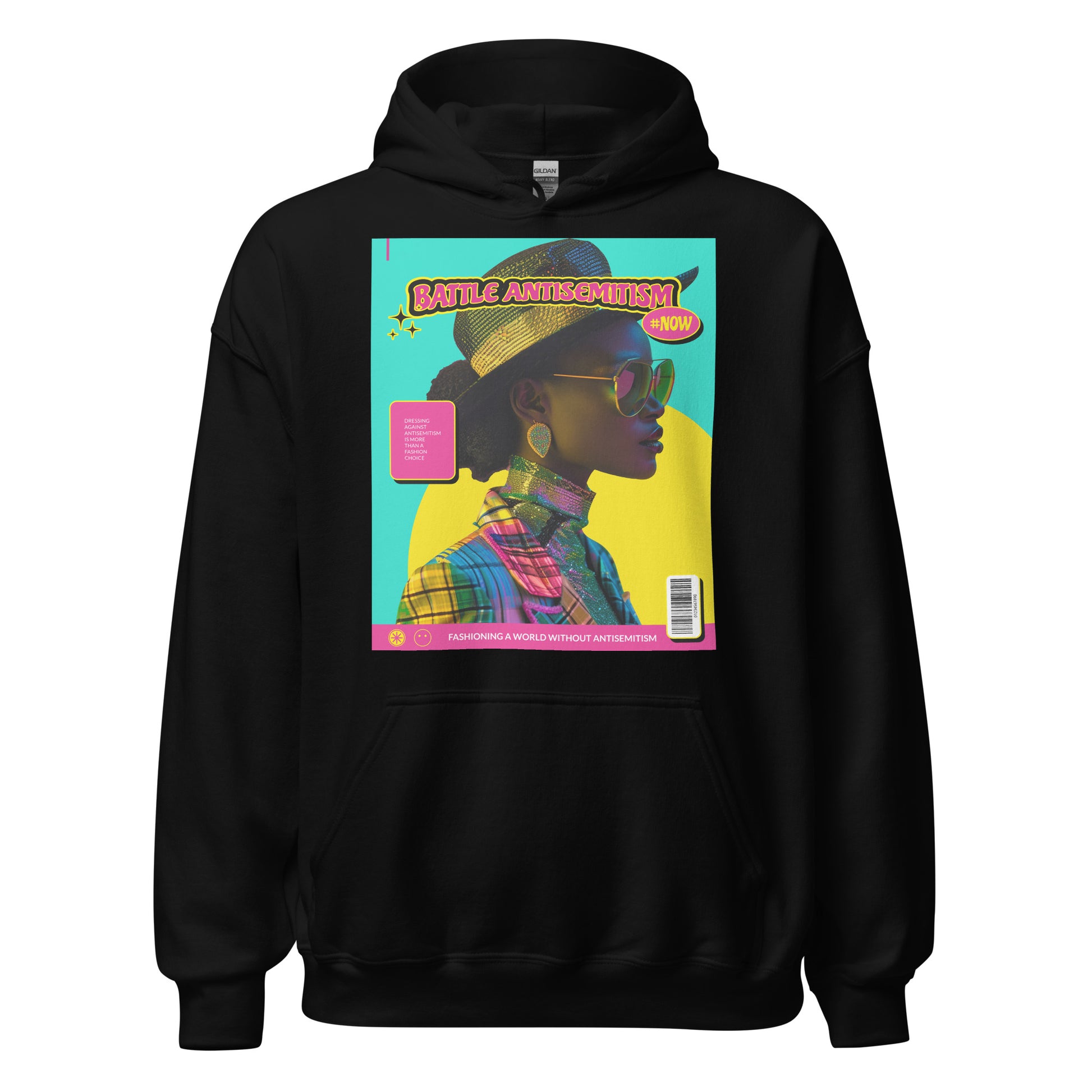 80's Fashion Trend | Battle Antisemitism | Unisex Hoodie