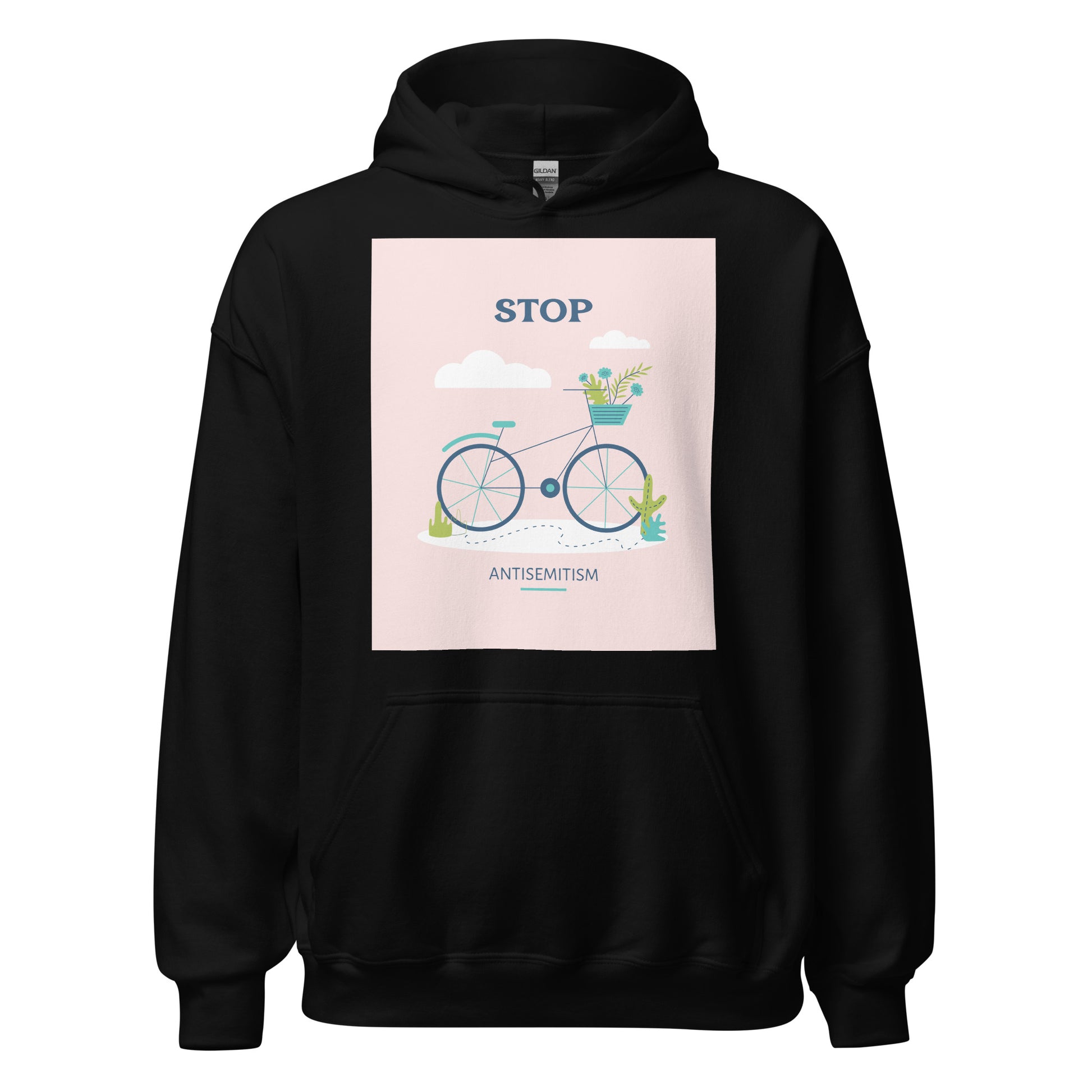 Bike Journey | Stop Antisemitism | Unisex Hoodie