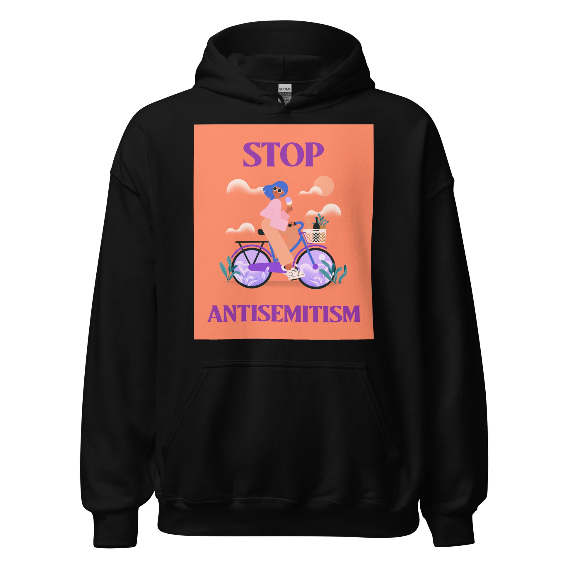 Bike Journey | Stop Antisemitism | Unisex Hoodie