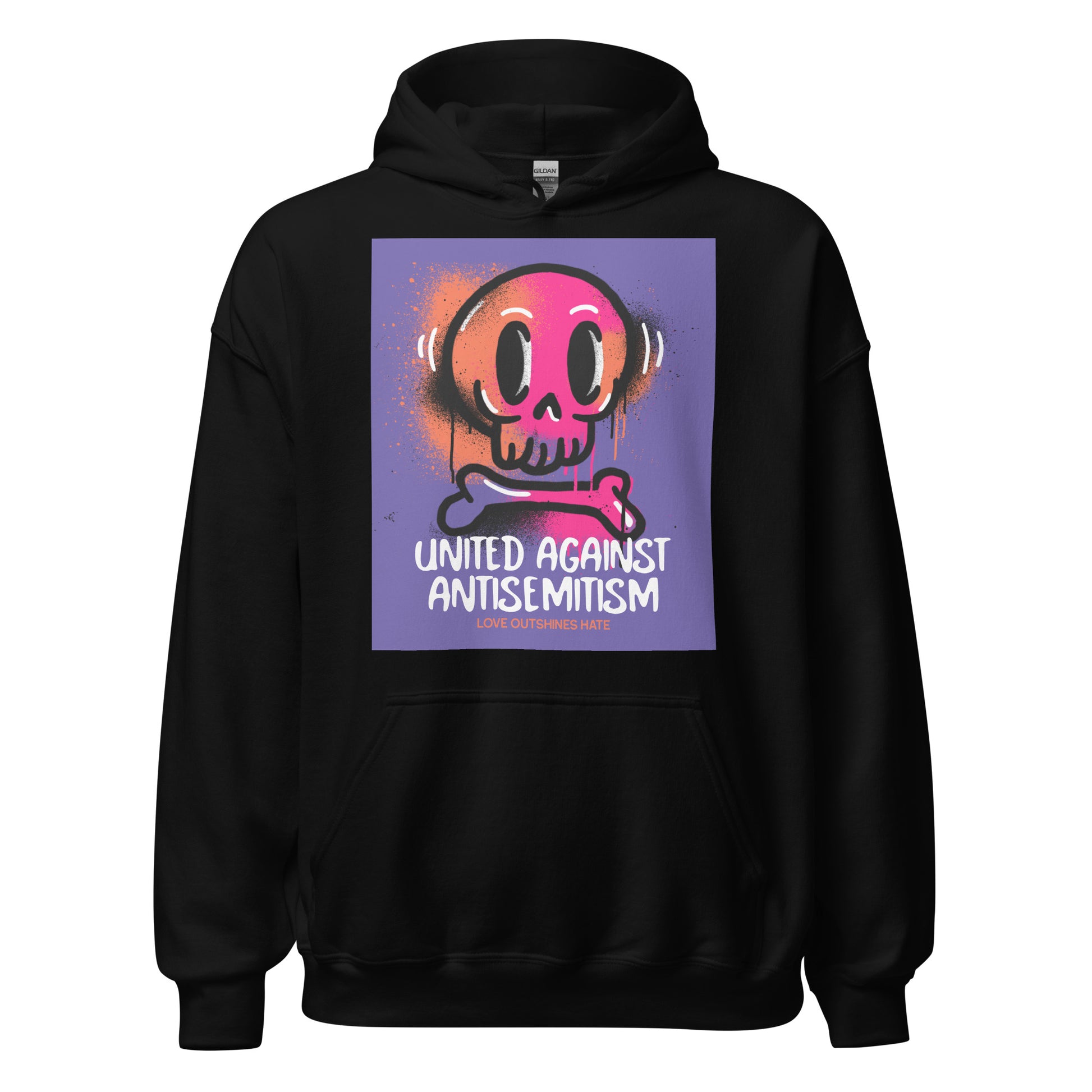 United Graffiti Doodle | Antisemitism | Unisex Hoodie