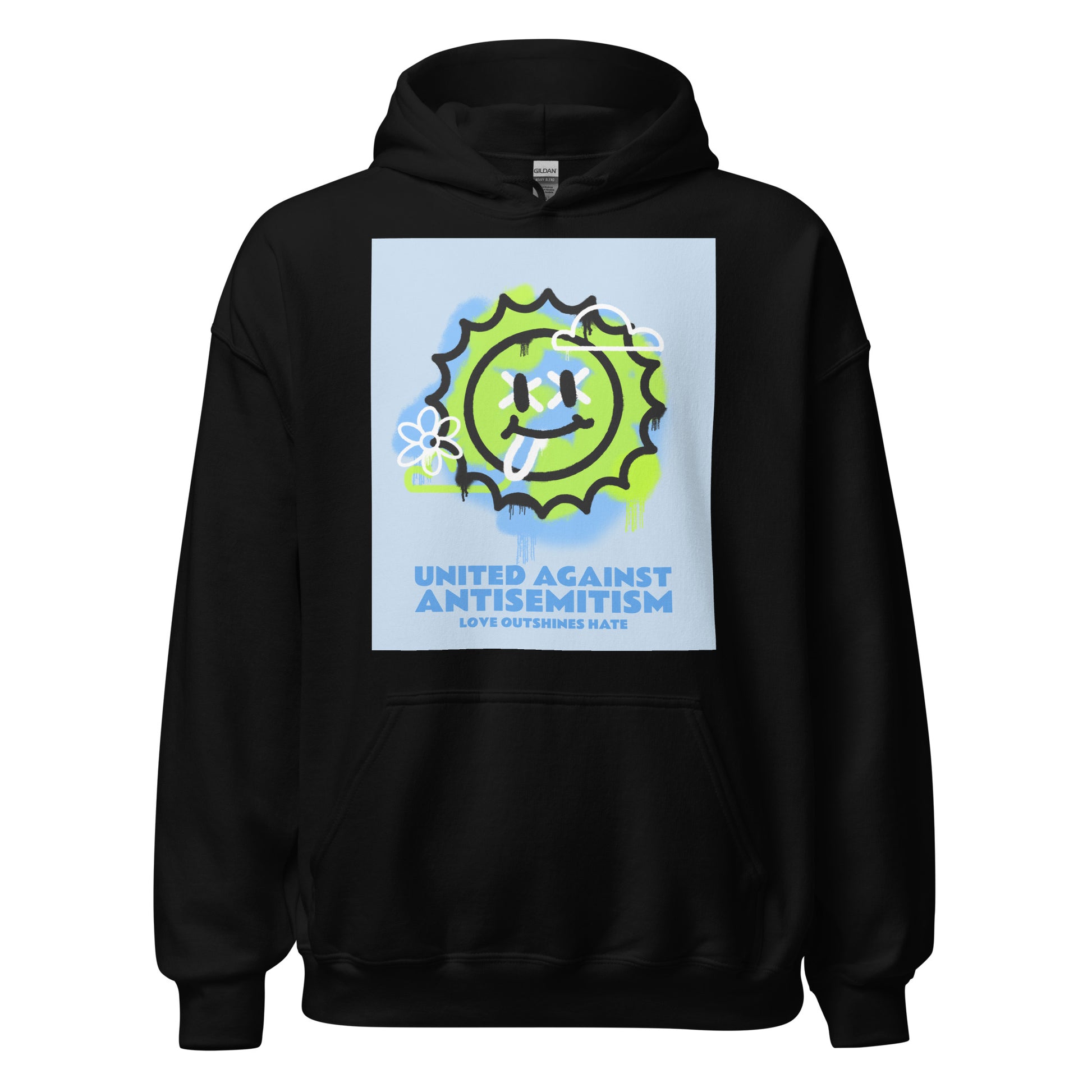 United Graffiti Doodle | Antisemitism | Unisex Hoodie