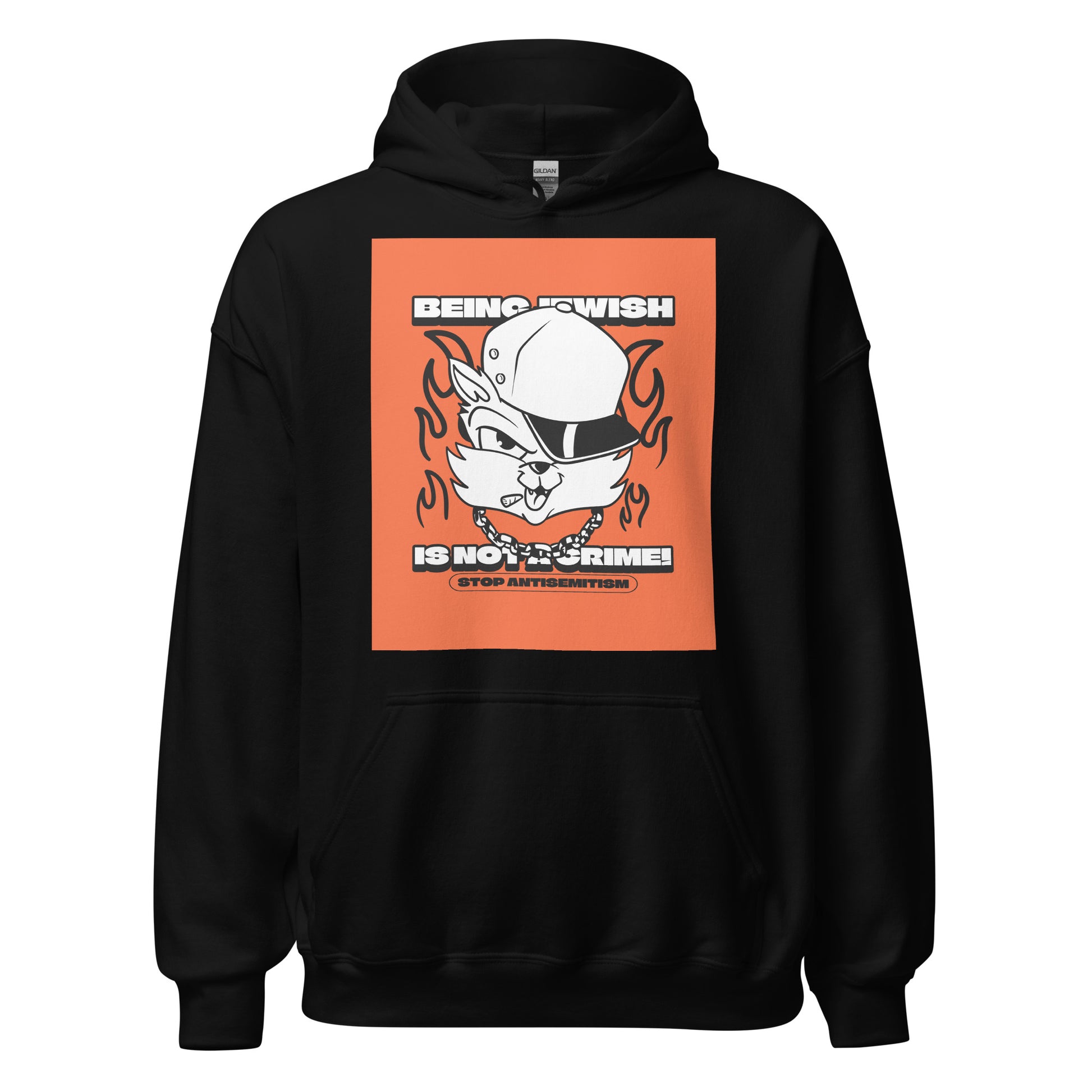 Streetart Graffiti Cartoon | Antisemitism | Unisex Hoodie