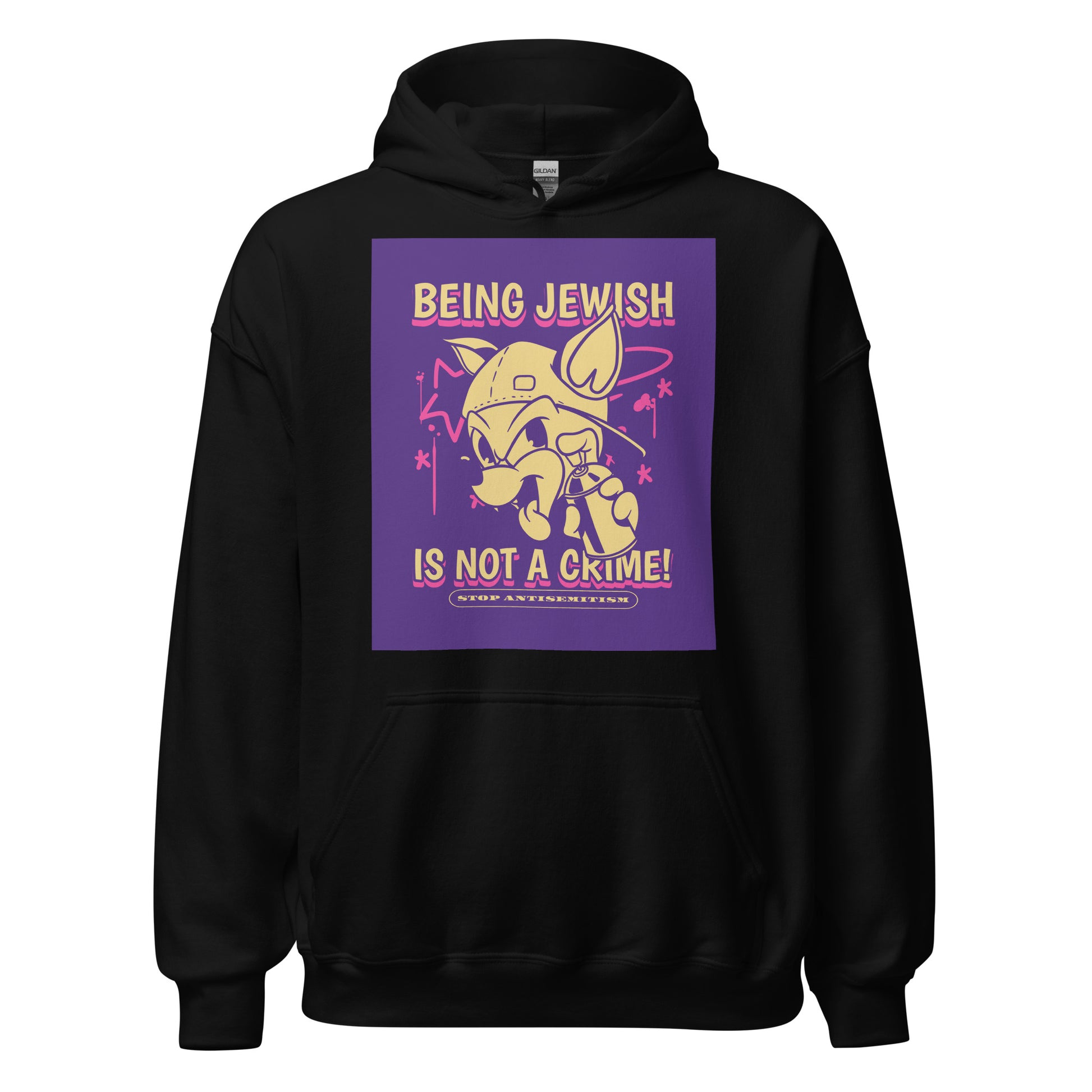 Streetart Graffiti Cartoon | Antisemitism | Unisex Hoodie